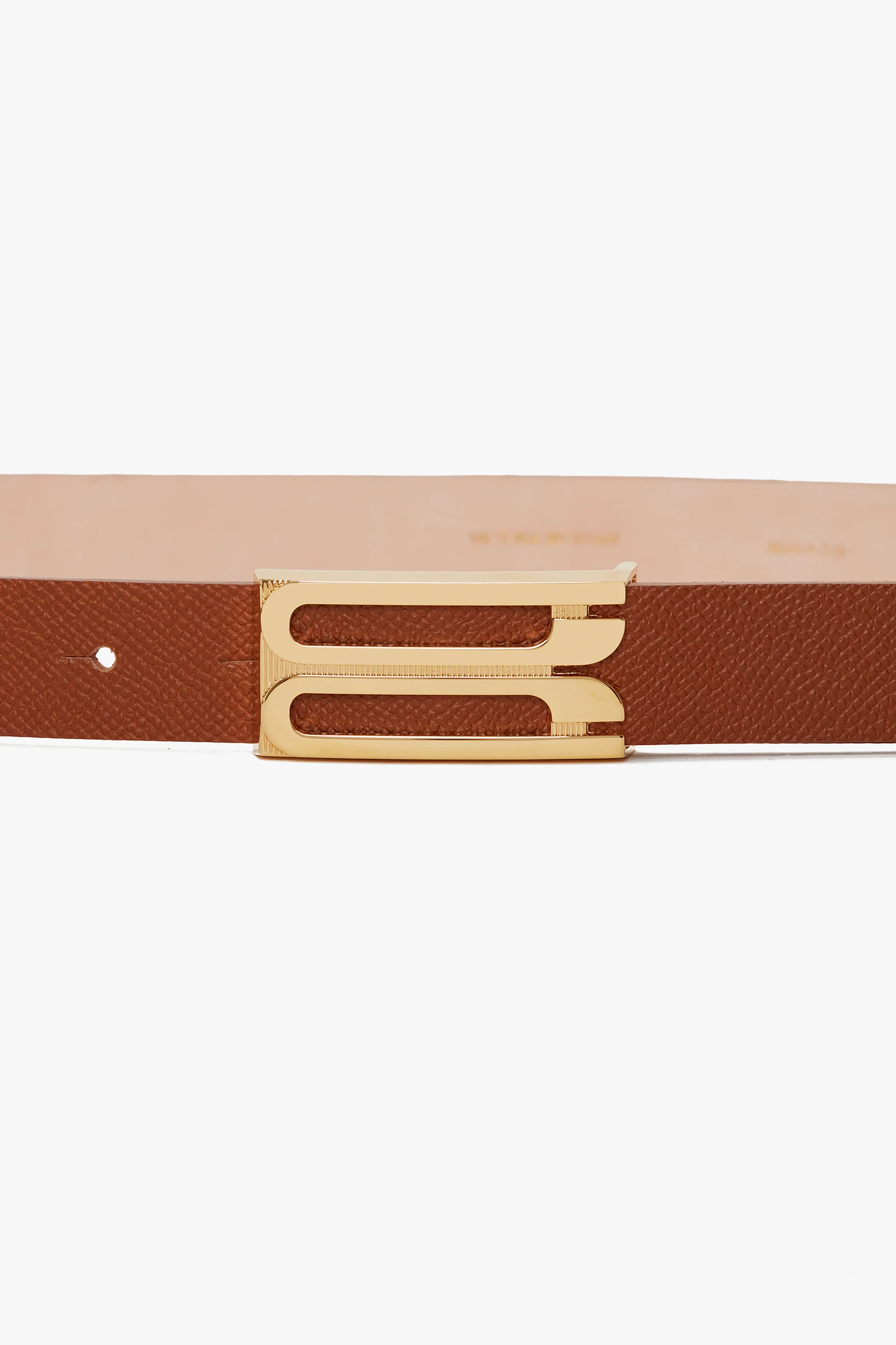 Dorian Belt In Tan Grained Leather - XNAUWBI