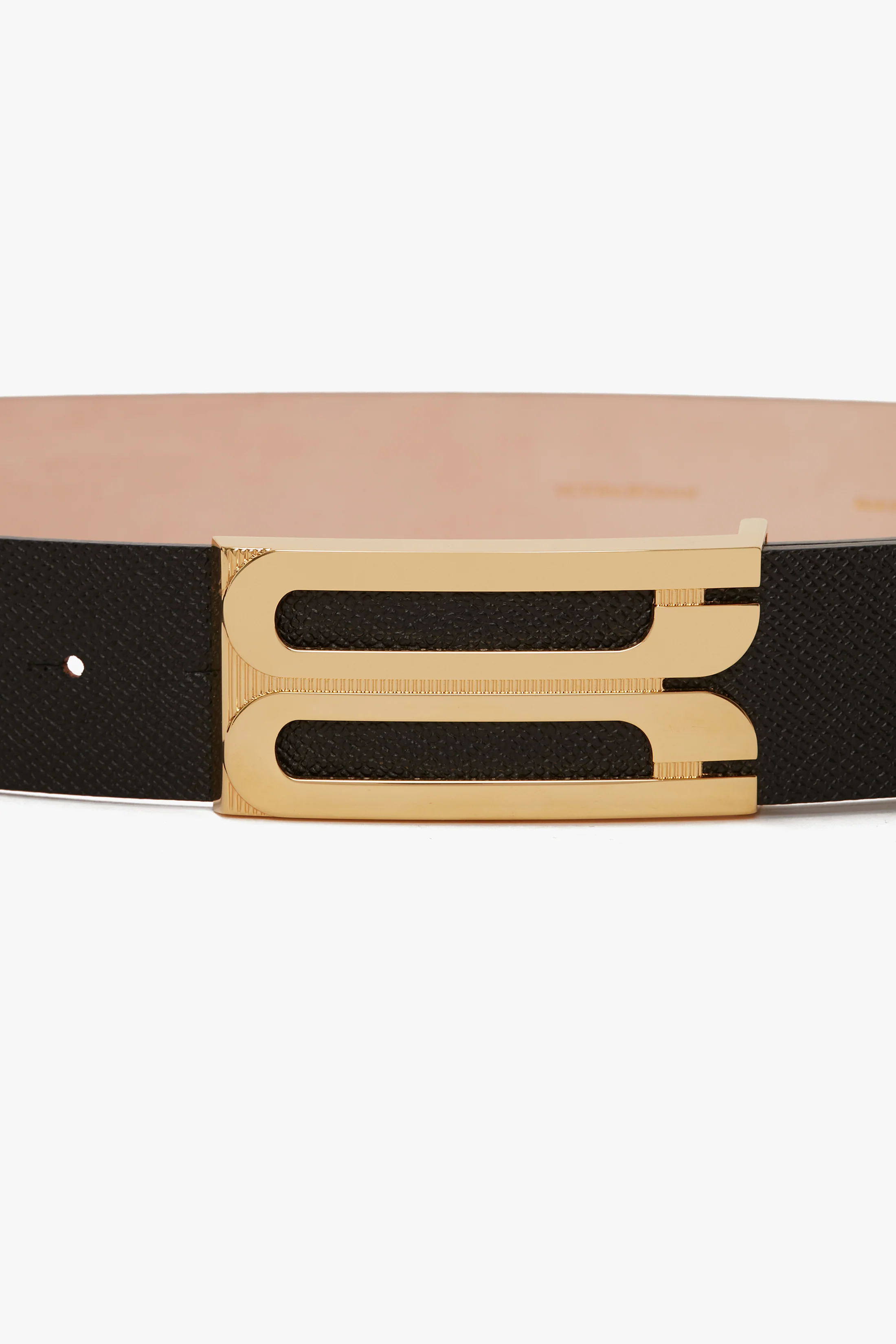 Jumbo Dorian Belt In Black Grained Leather - XNAUWBI