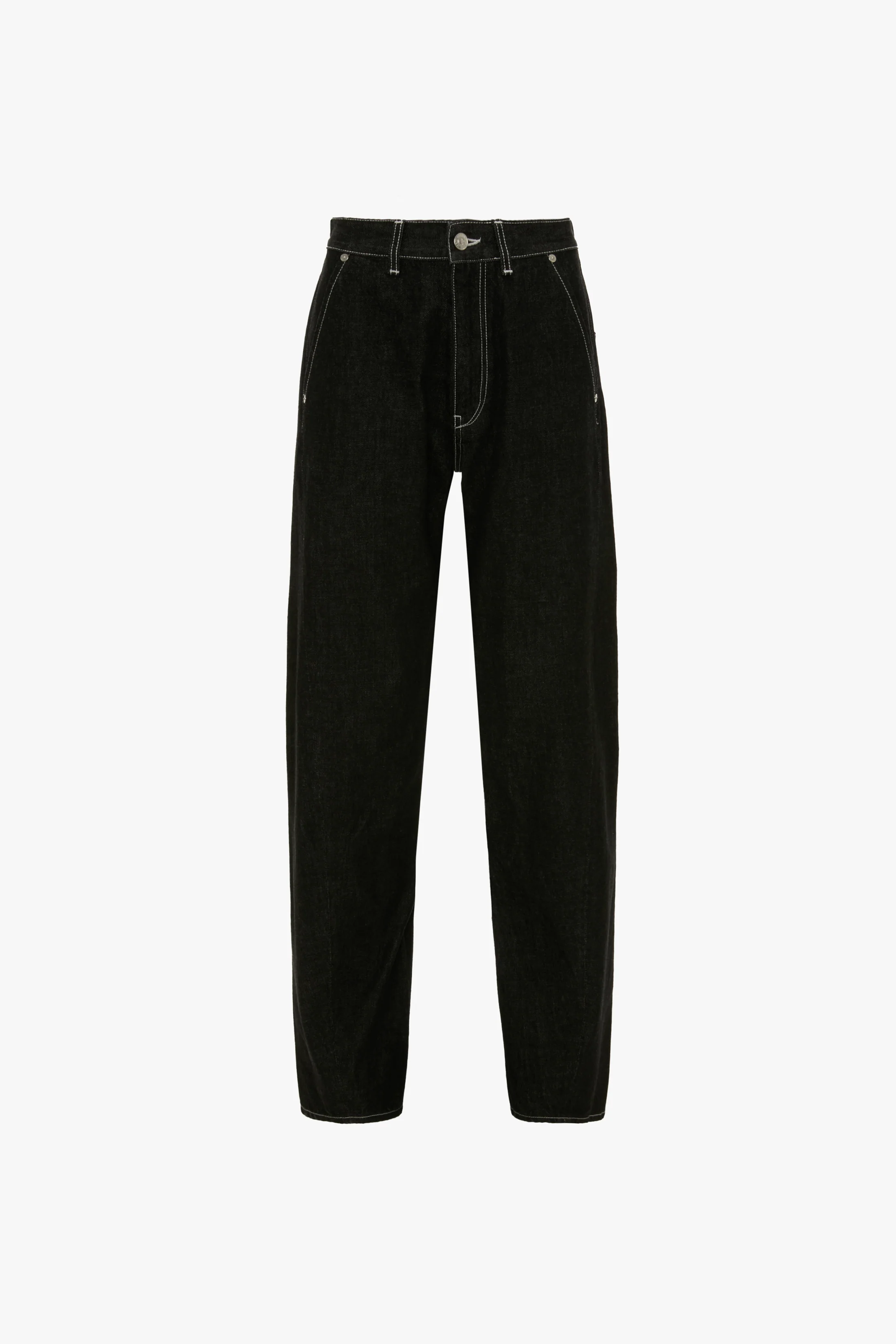 Twisted Slouch Jean In Washed Black - XNAUWBI