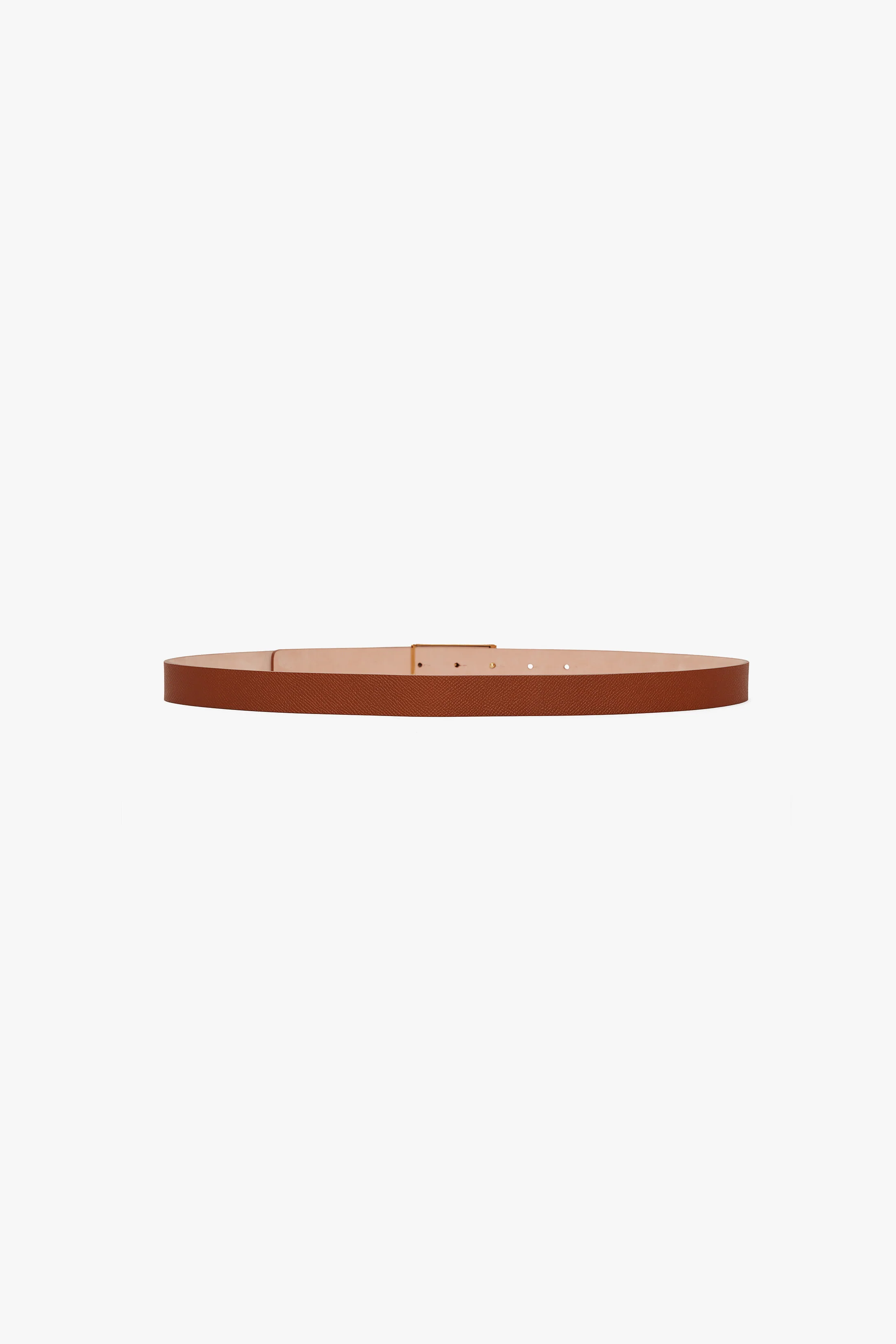 Dorian Belt In Tan Grained Leather - XNAUWBI