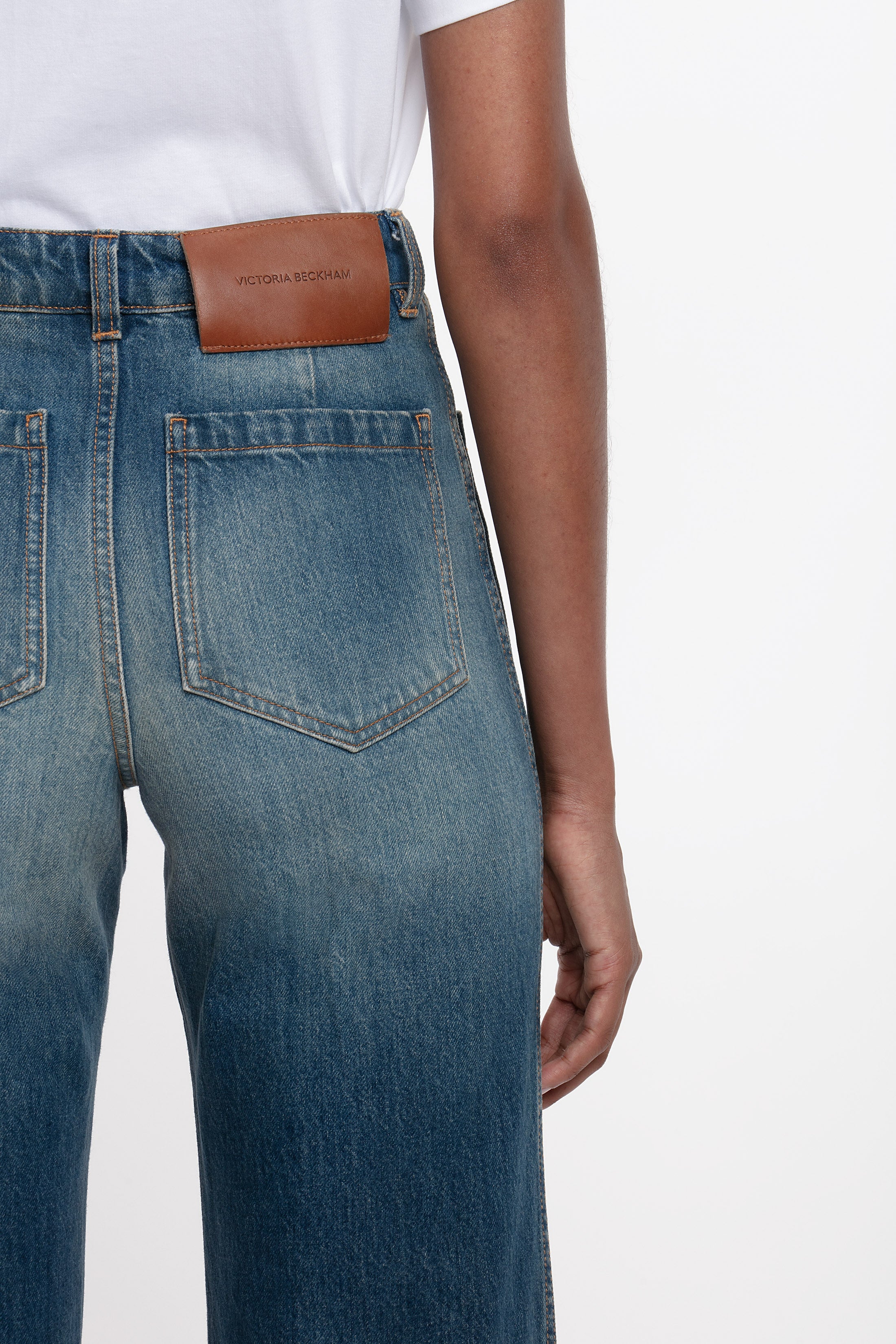 Alina Stretch Jean In Mid Blue - XNAUWBI