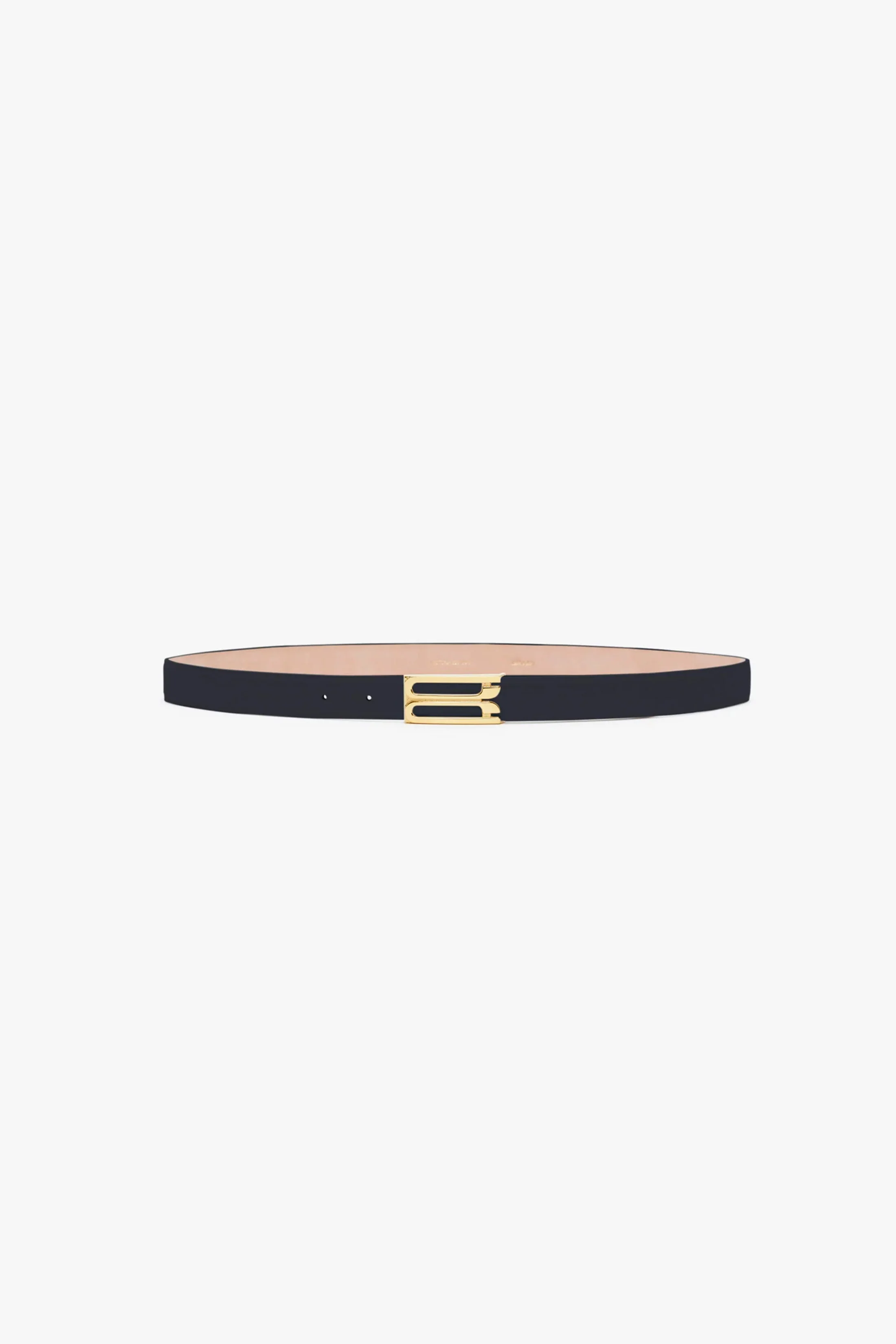 Dorian Belt In Navy Leather - XNAUWBI