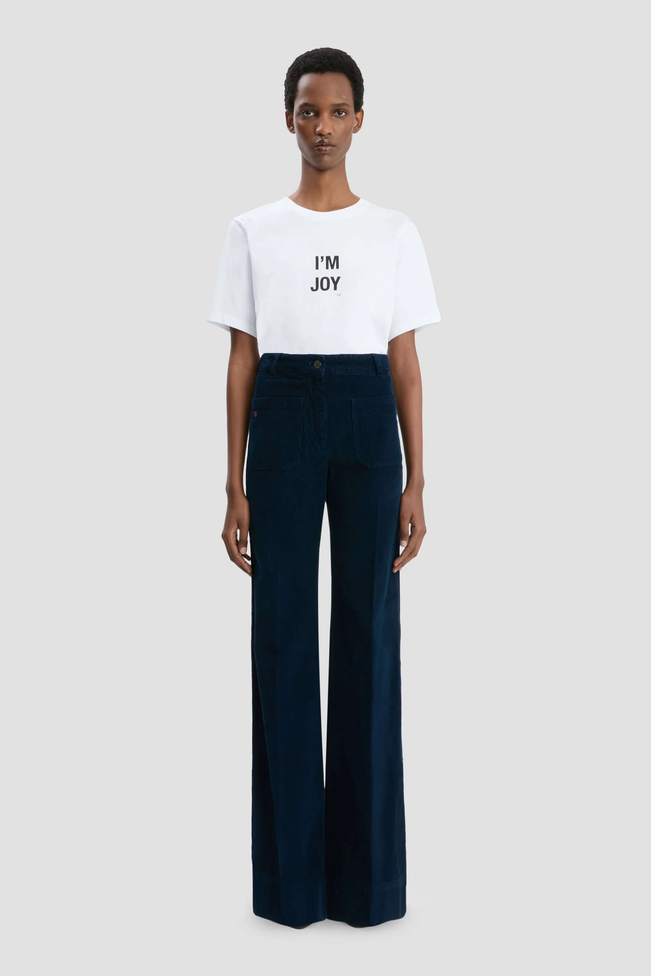 Alina Corduroy Jean In Indigo - XNAUWBI