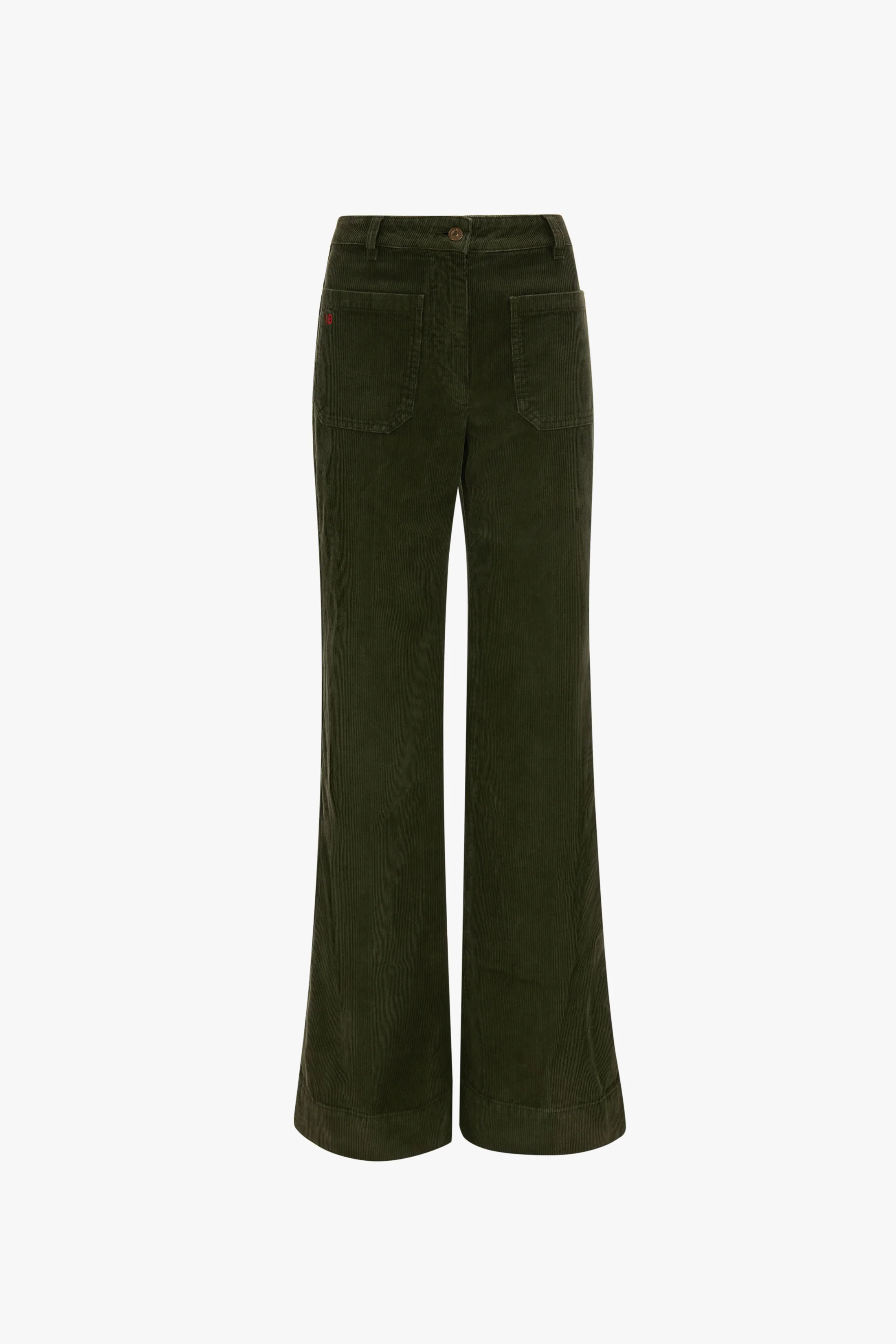 Alina Corduroy Jean In Khaki - XNAUWBI