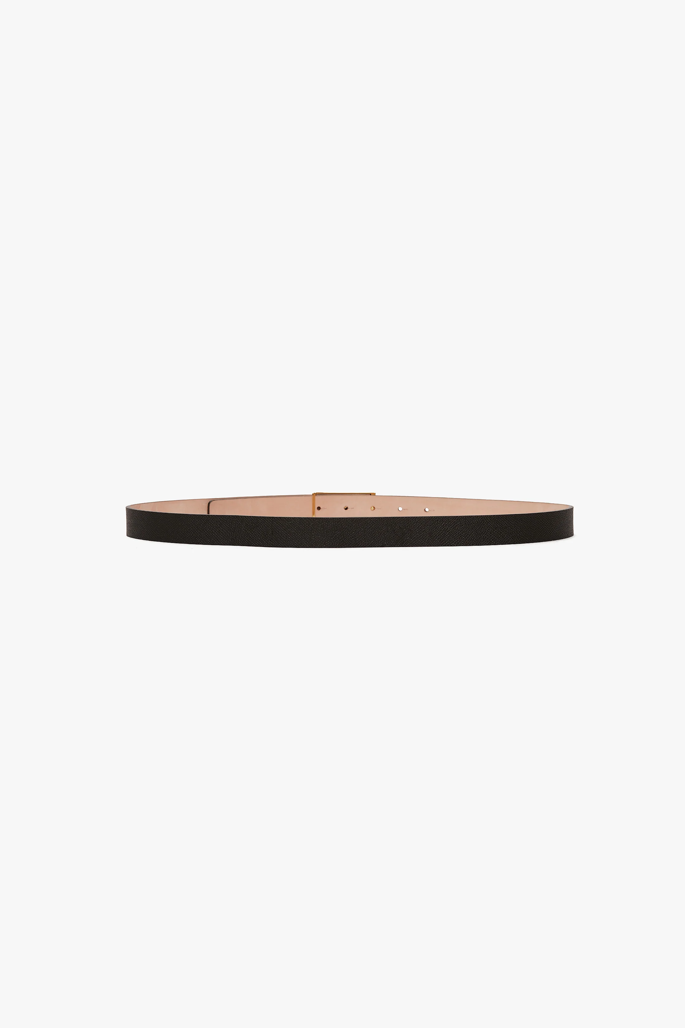 Dorian Belt In Black Grained Leather - XNAUWBI