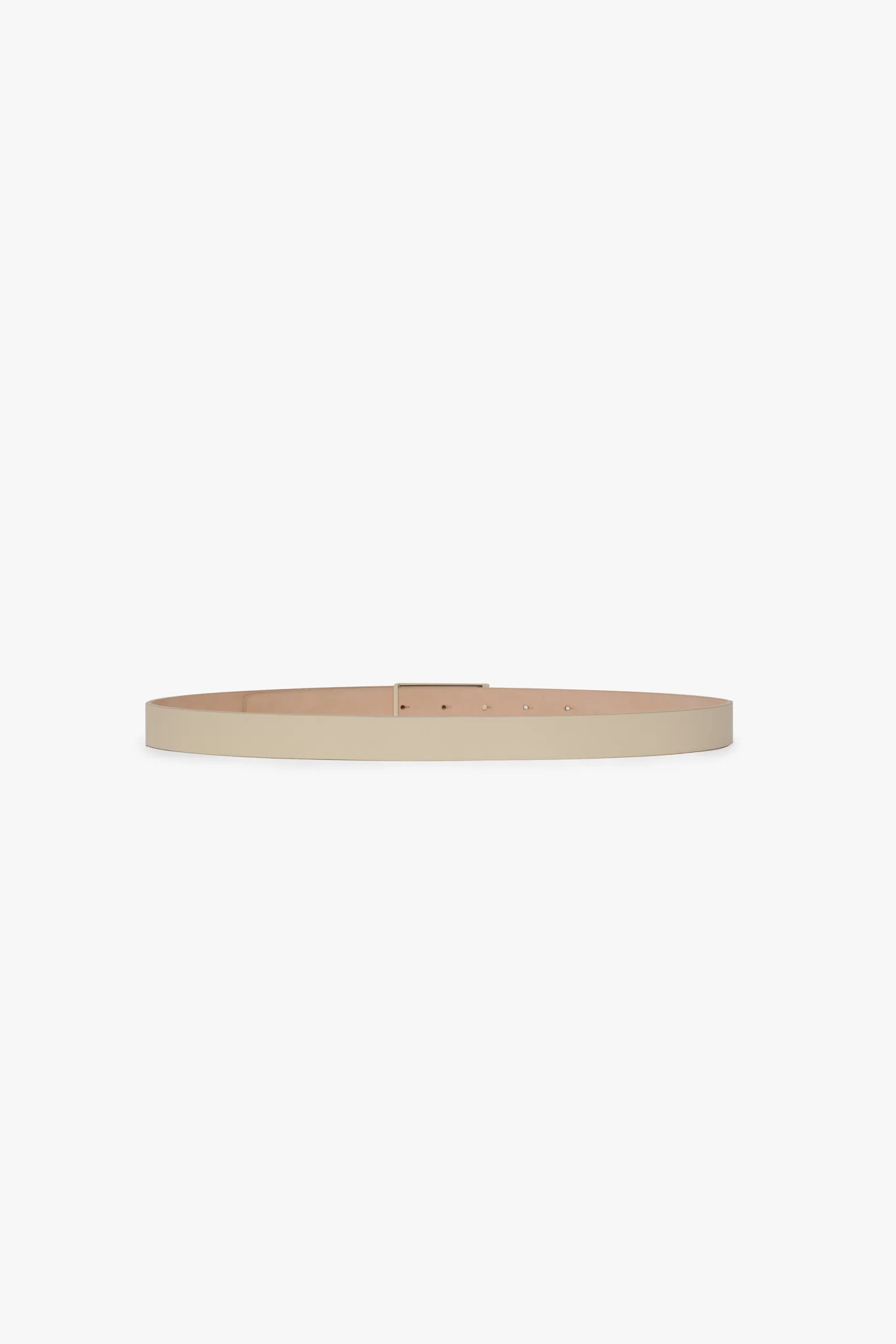 Tonal Dorian Belt In Ivory Smooth Leather - XNAUWBI