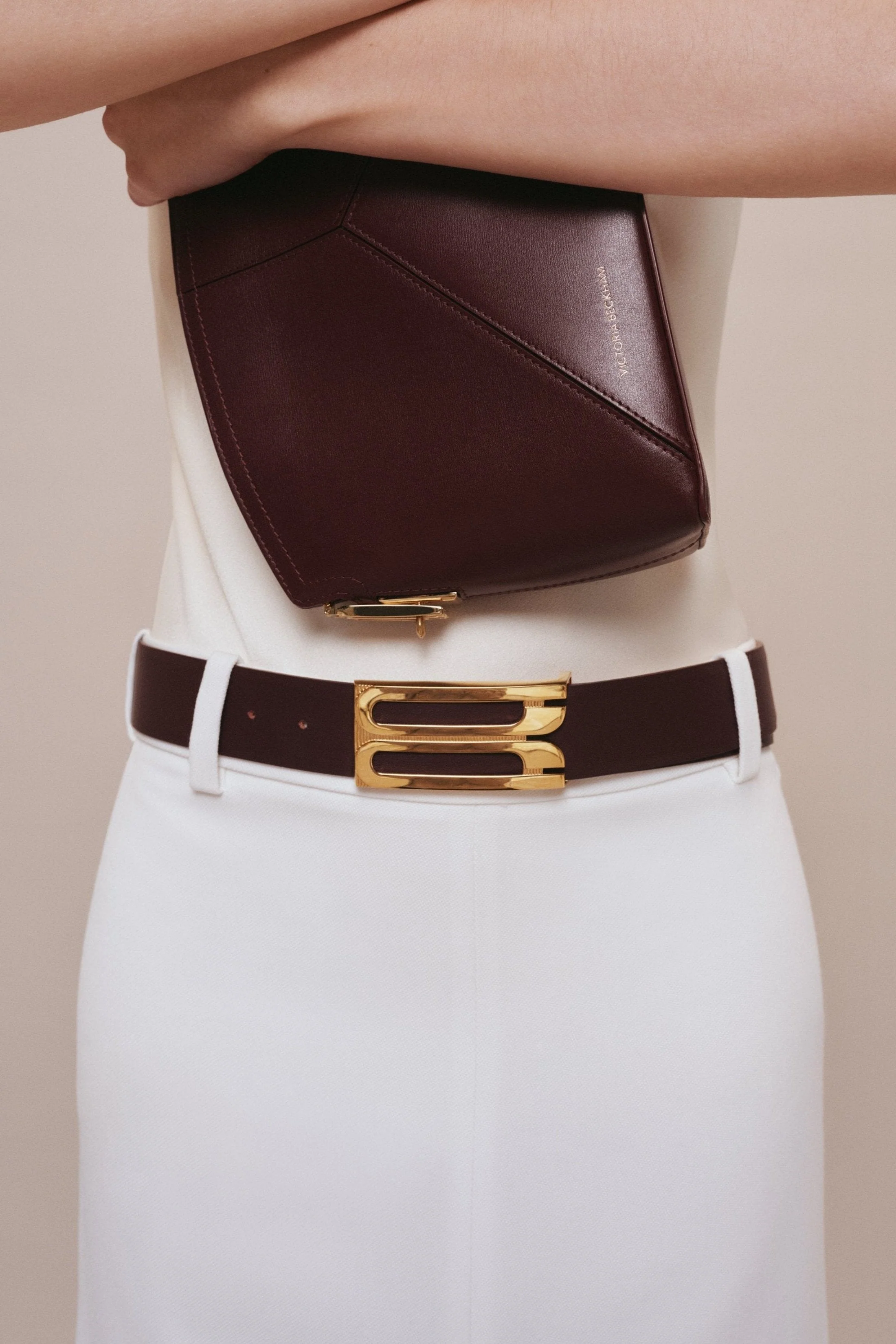 Jumbo Dorian Belt In Burgundy Leather - XNAUWBI