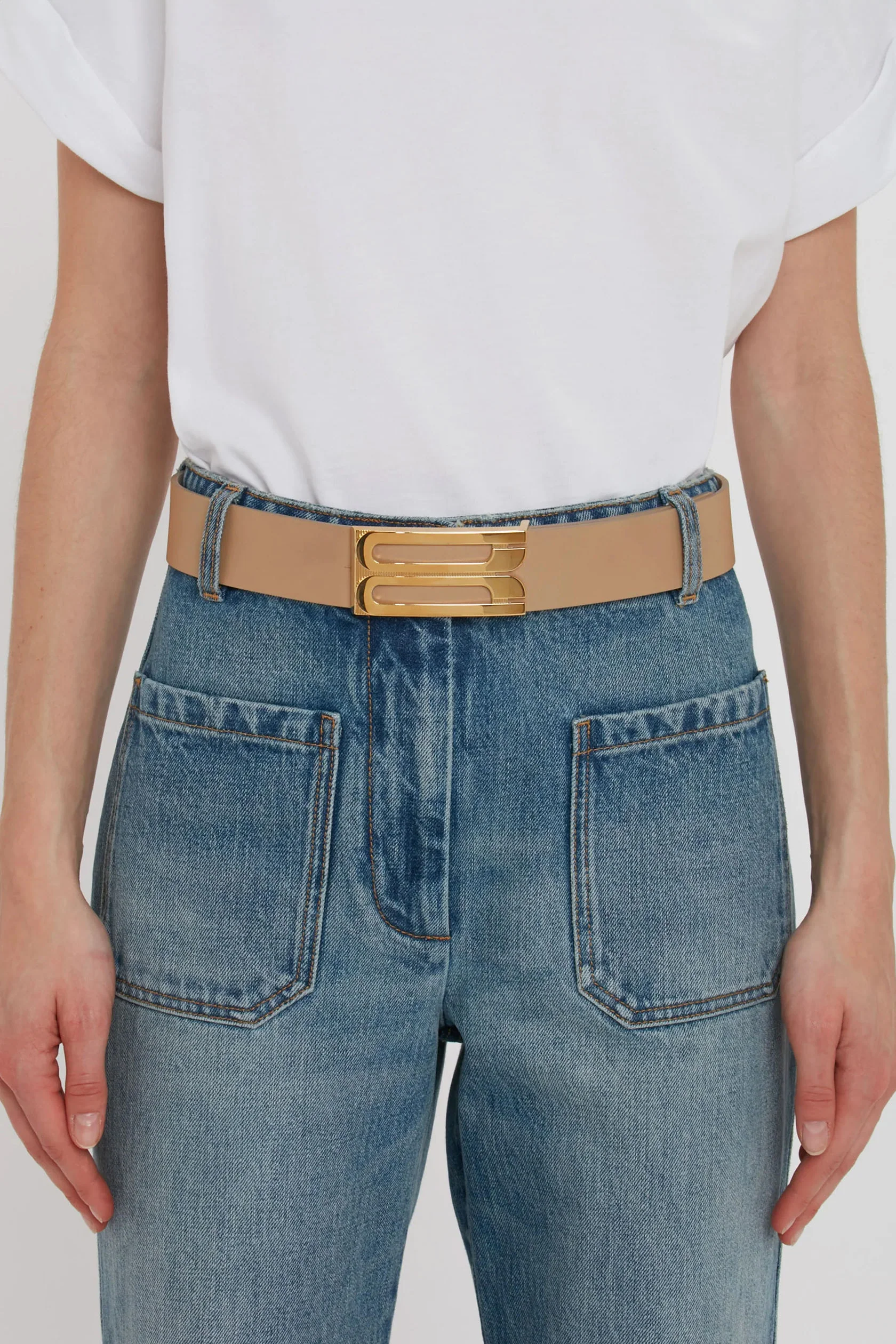 Jumbo Dorian Belt In Camel Leather - XNAUWBI