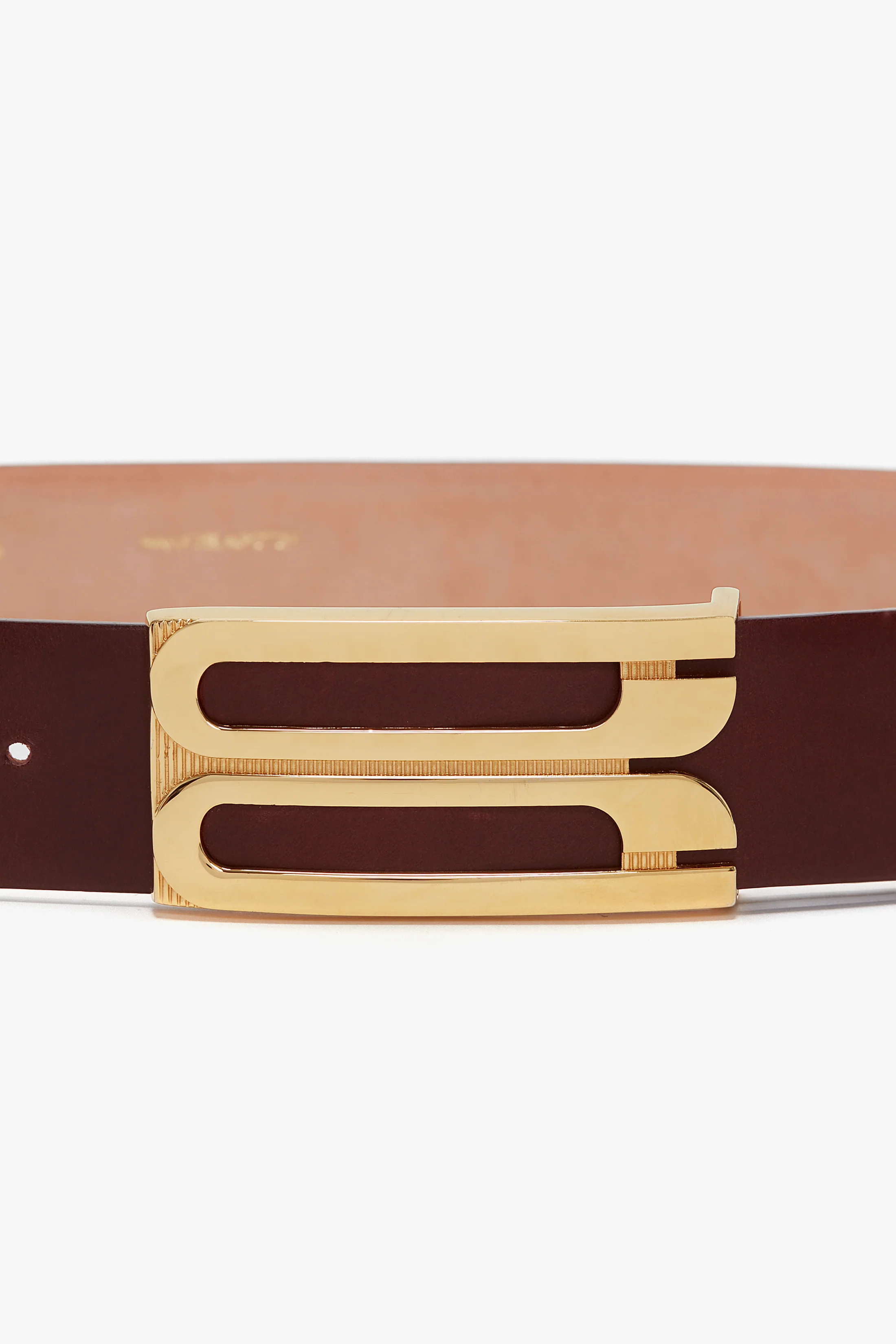 Jumbo Dorian Belt In Burgundy Leather - XNAUWBI