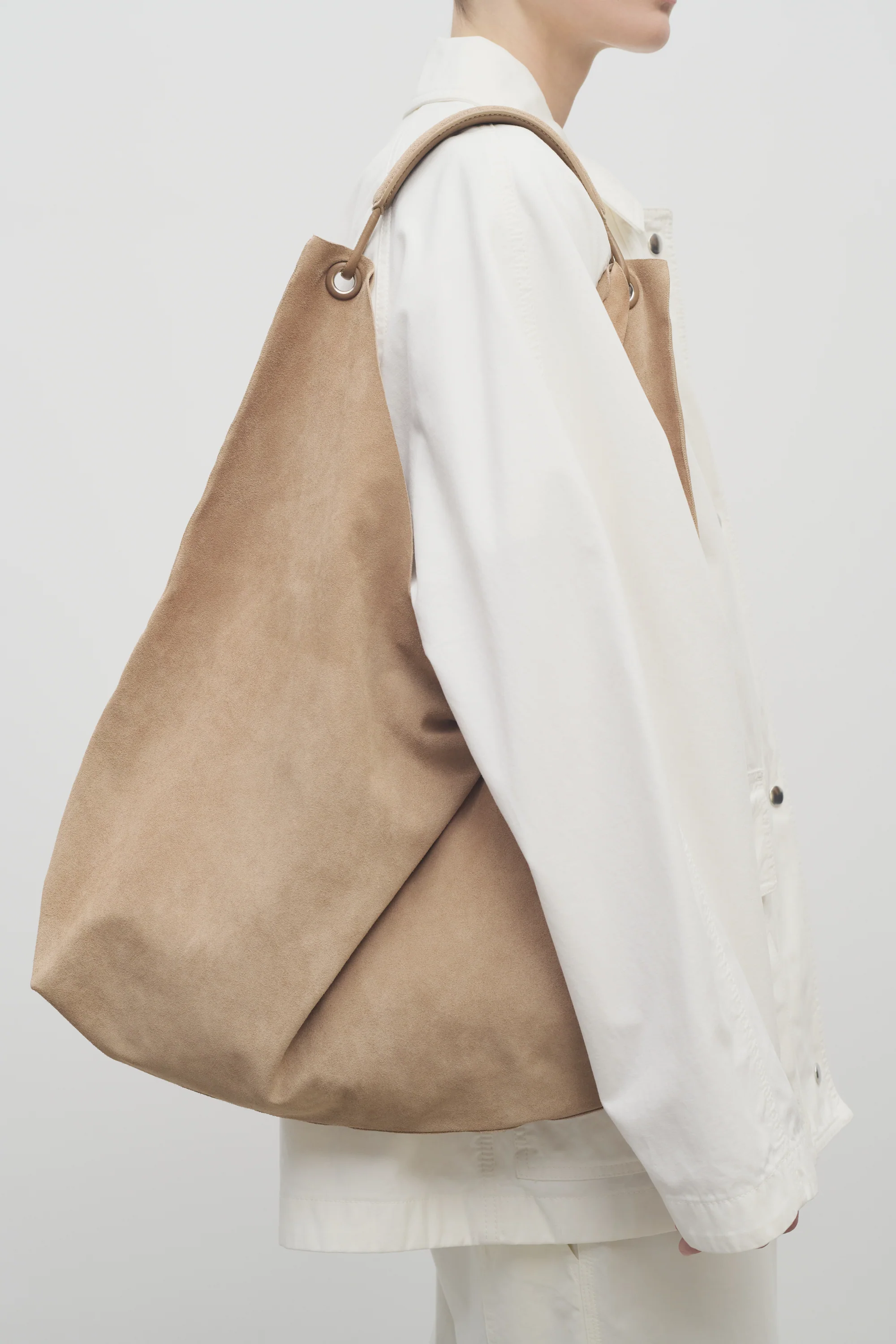 Bindle Three Bag in Suede - XNAUWBI