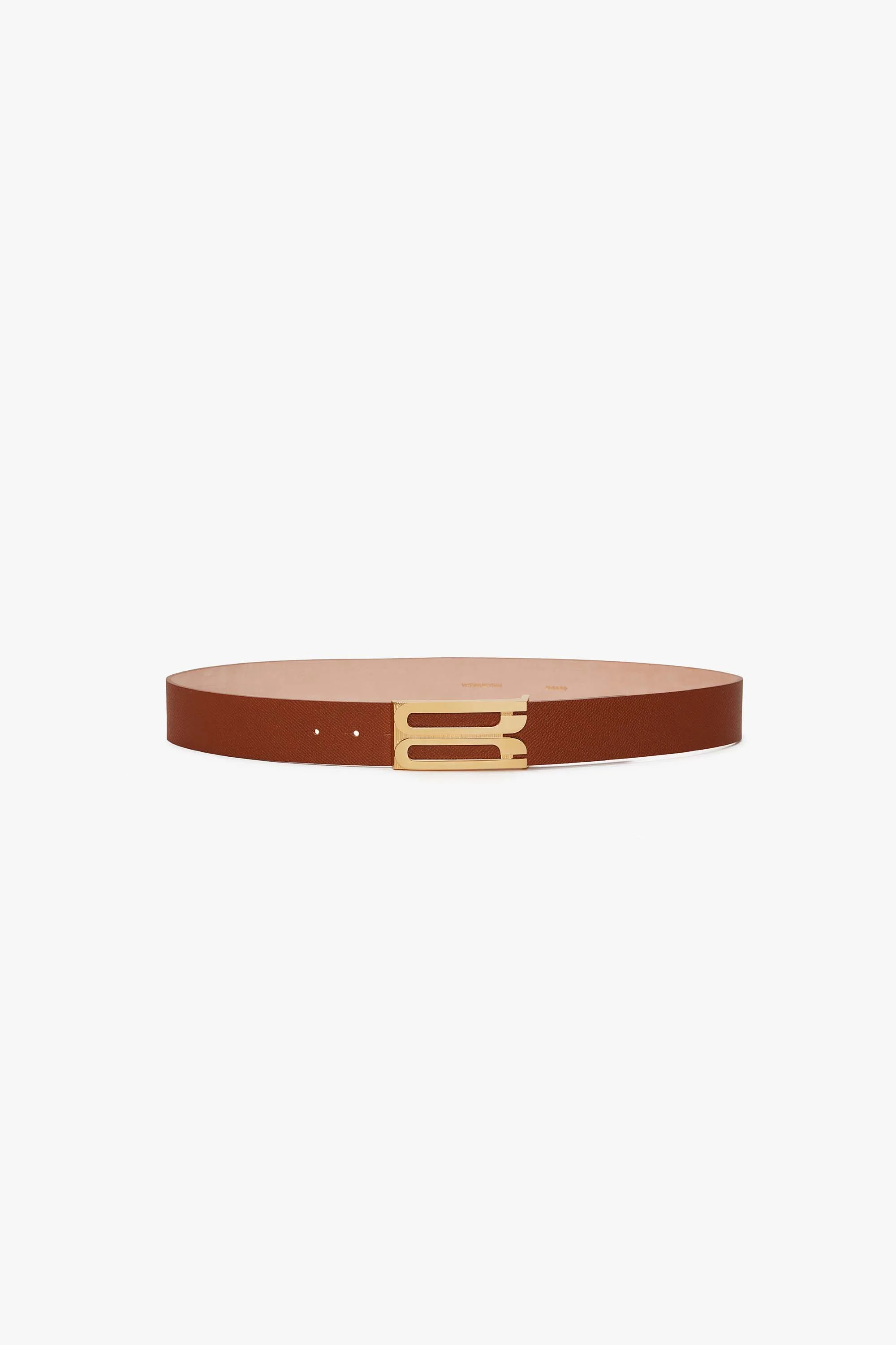 Jumbo Dorian Belt In Tan Grained Leather - XNAUWBI