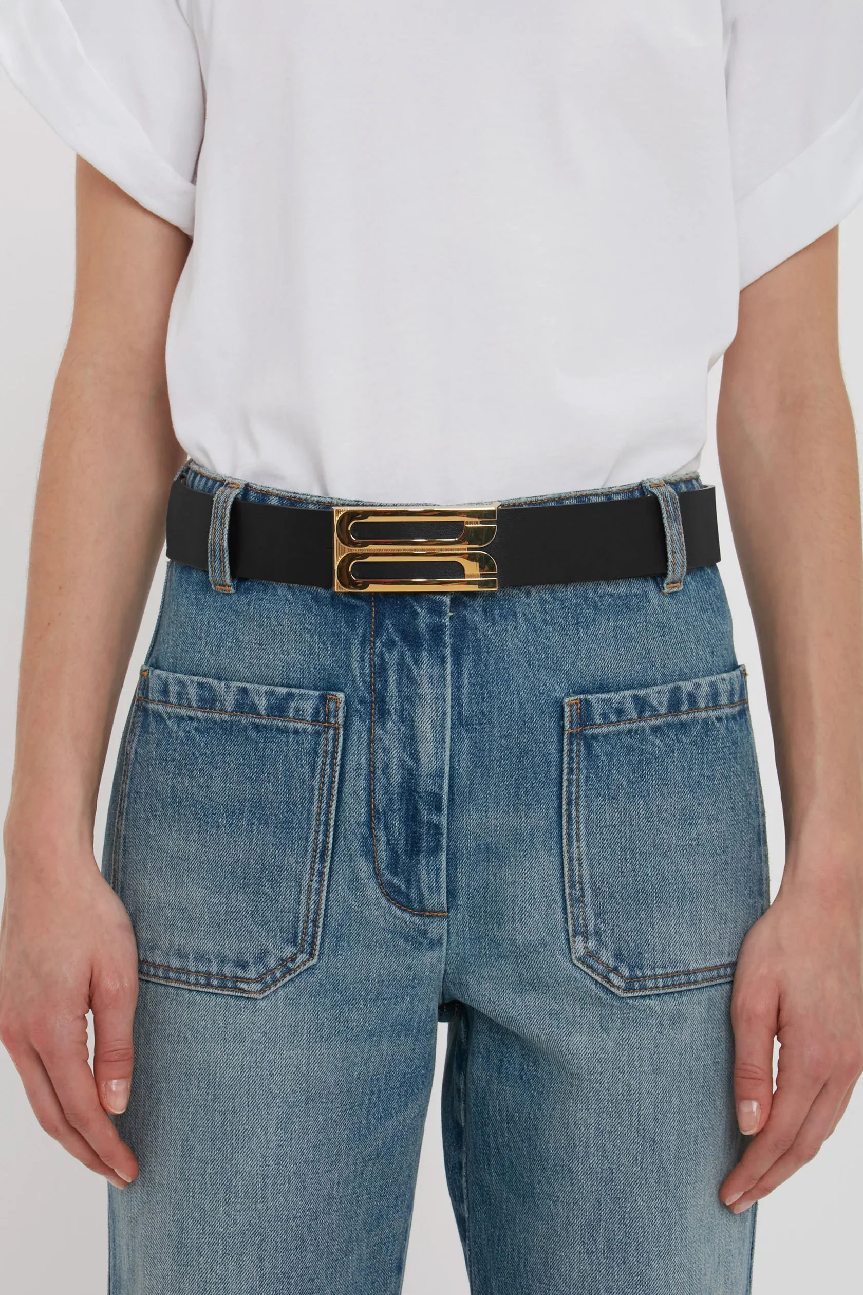 Jumbo Dorian Belt In Black Leather - XNAUWBI