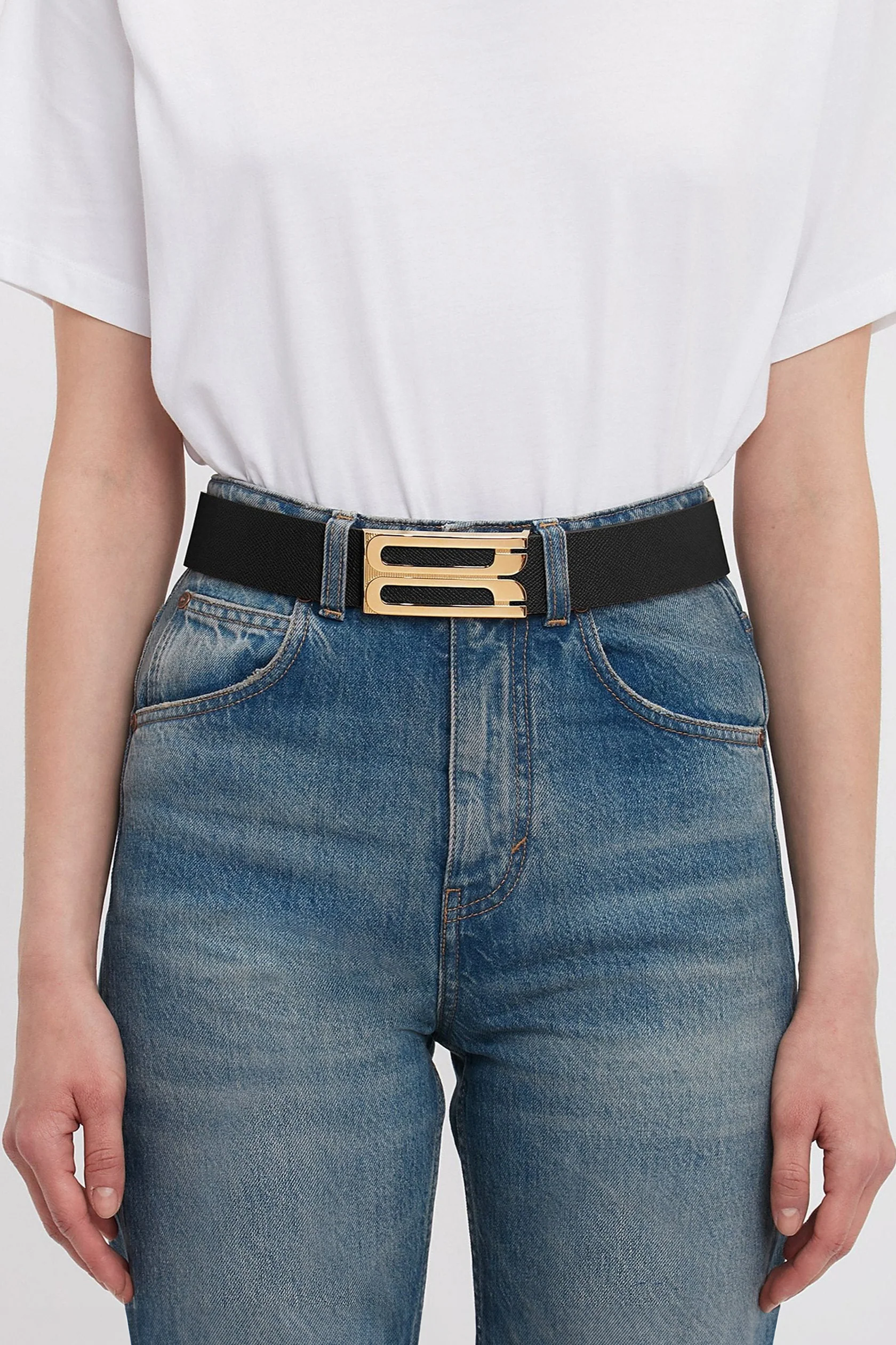 Jumbo Dorian Belt In Black Grained Leather - XNAUWBI