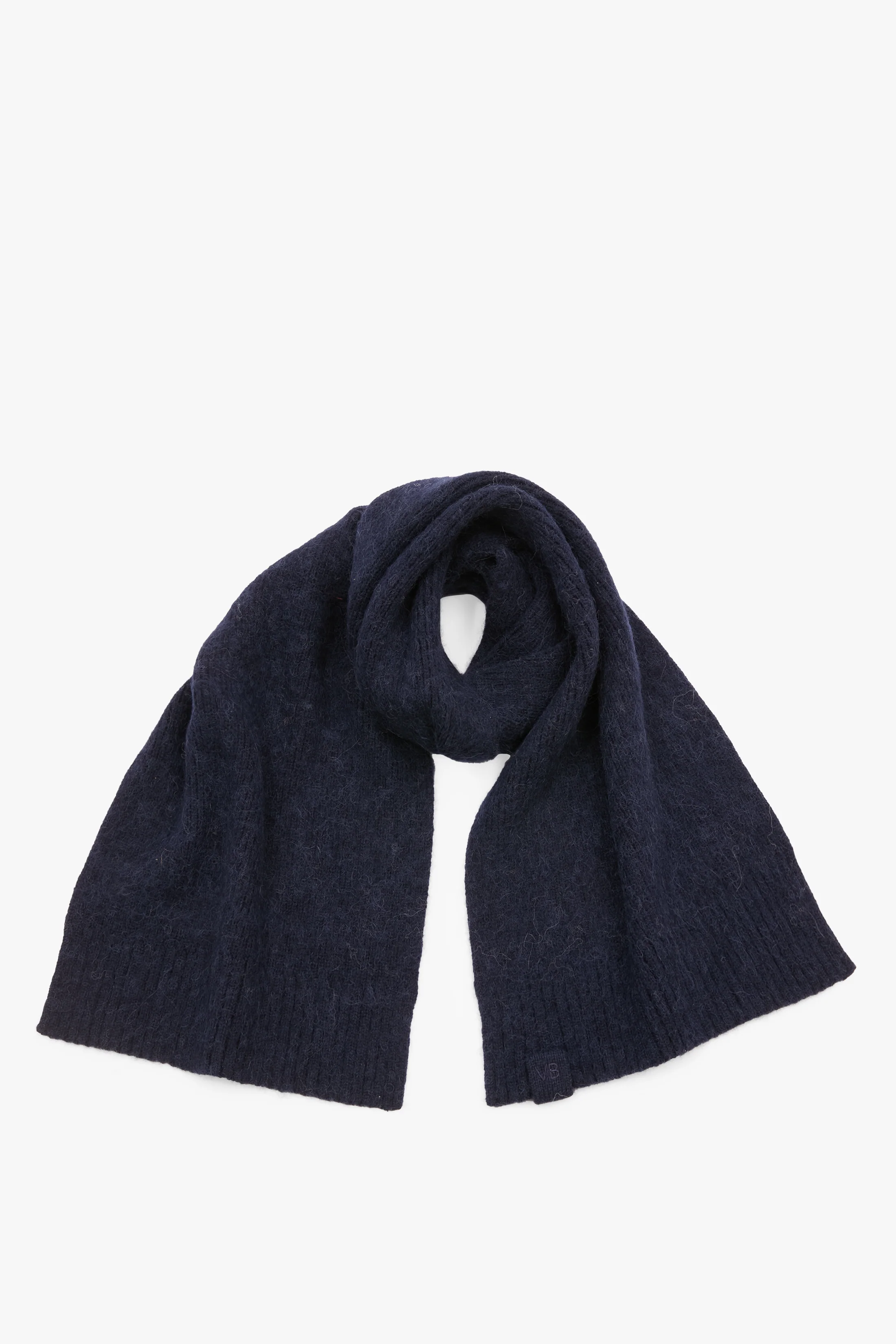 Alpaca Scarf In Navy - XNAUWBI