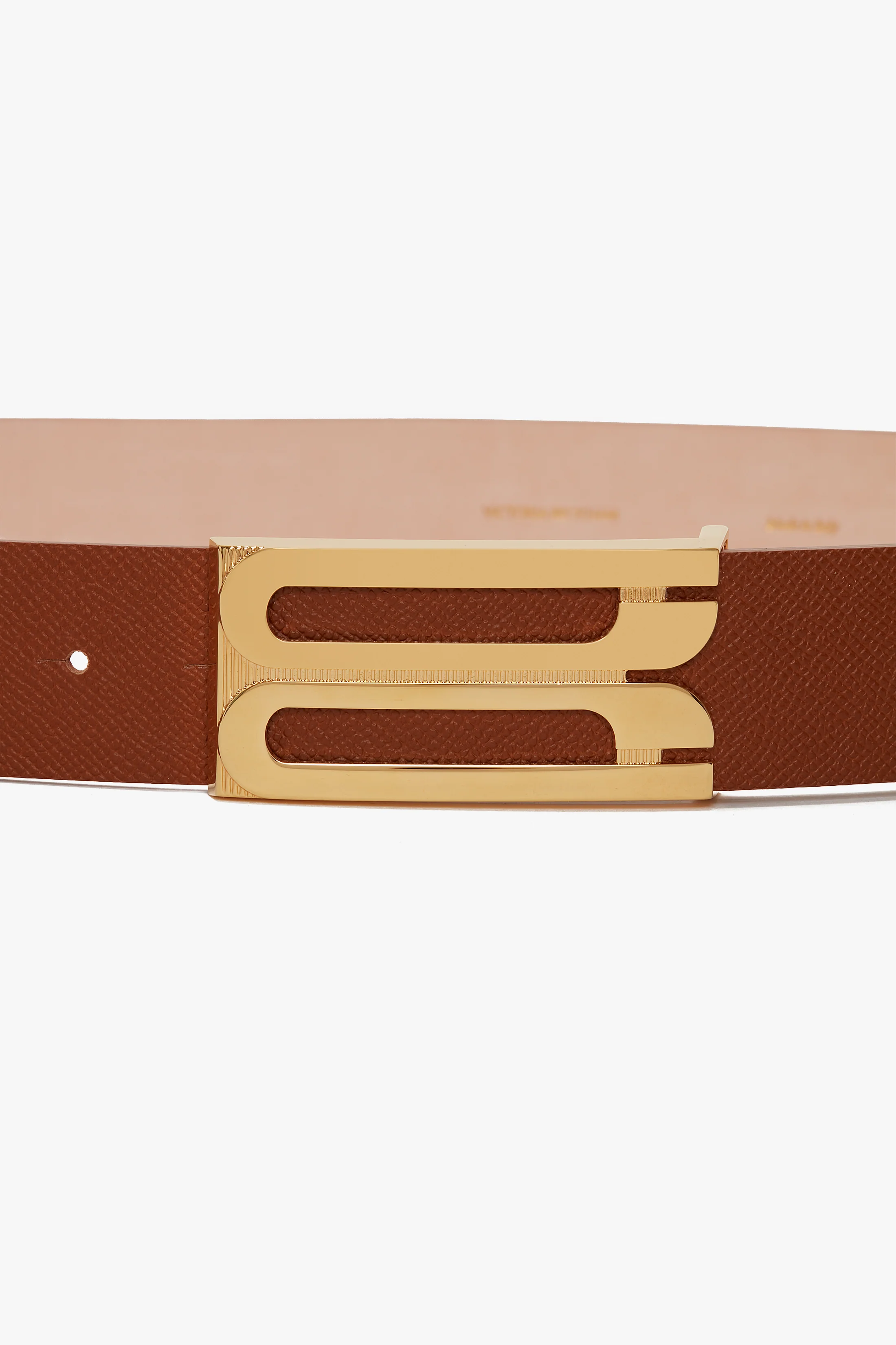 Jumbo Dorian Belt In Tan Grained Leather - XNAUWBI
