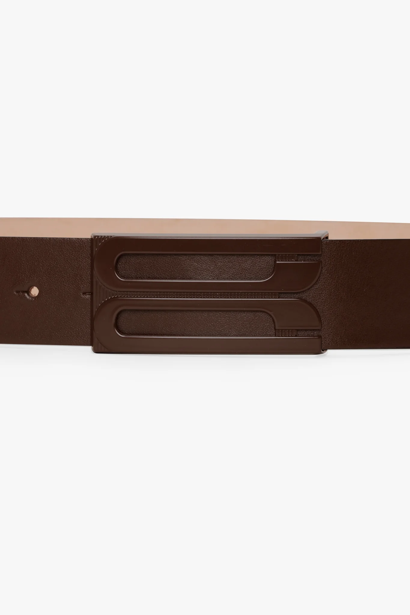 Tonal Jumbo Dorian Belt In Dark Brown Smooth Leather - XNAUWBI