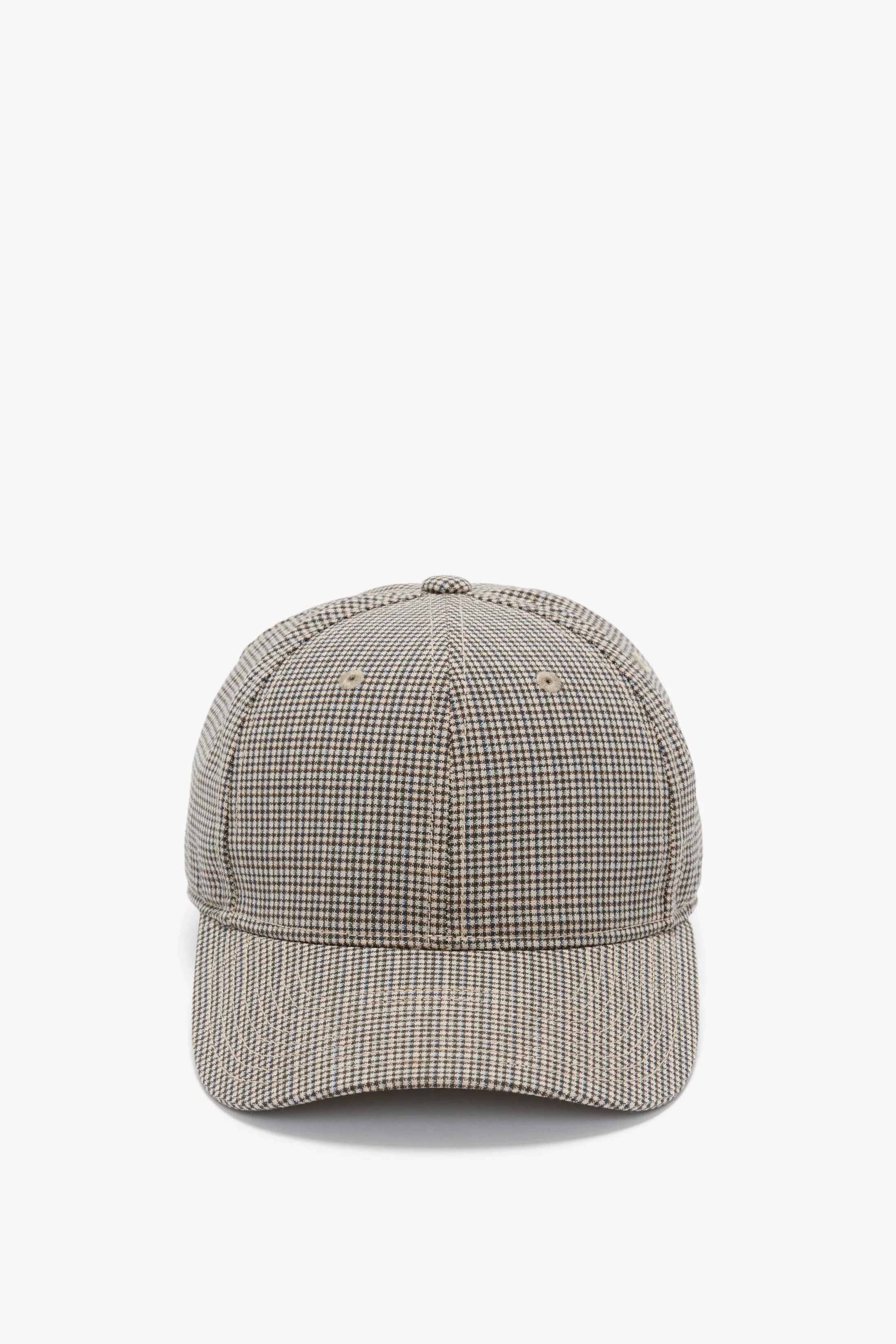 Logo Cap In Dogtooth Check - XNAUWBI