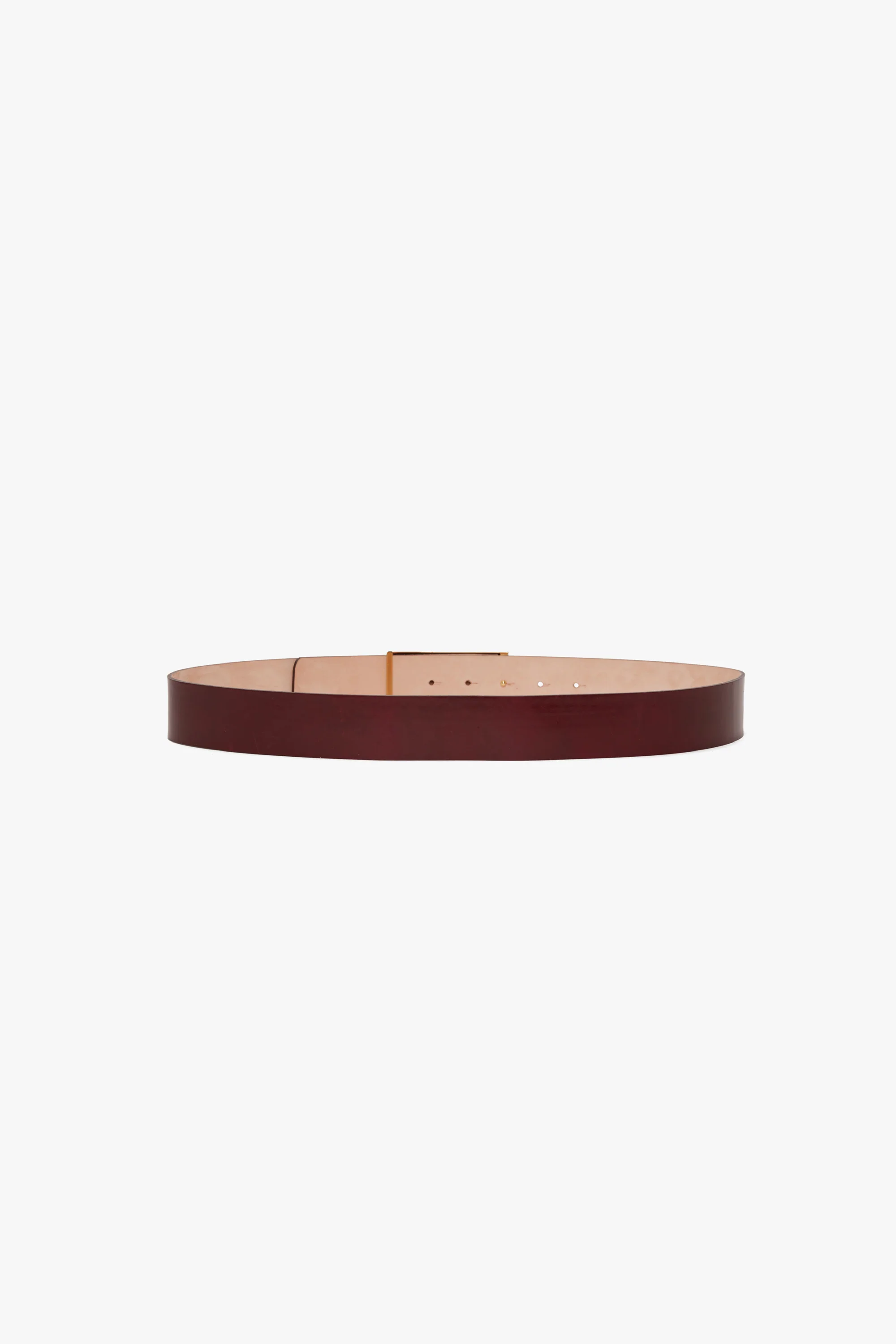 Jumbo Dorian Belt In Burgundy Leather - XNAUWBI