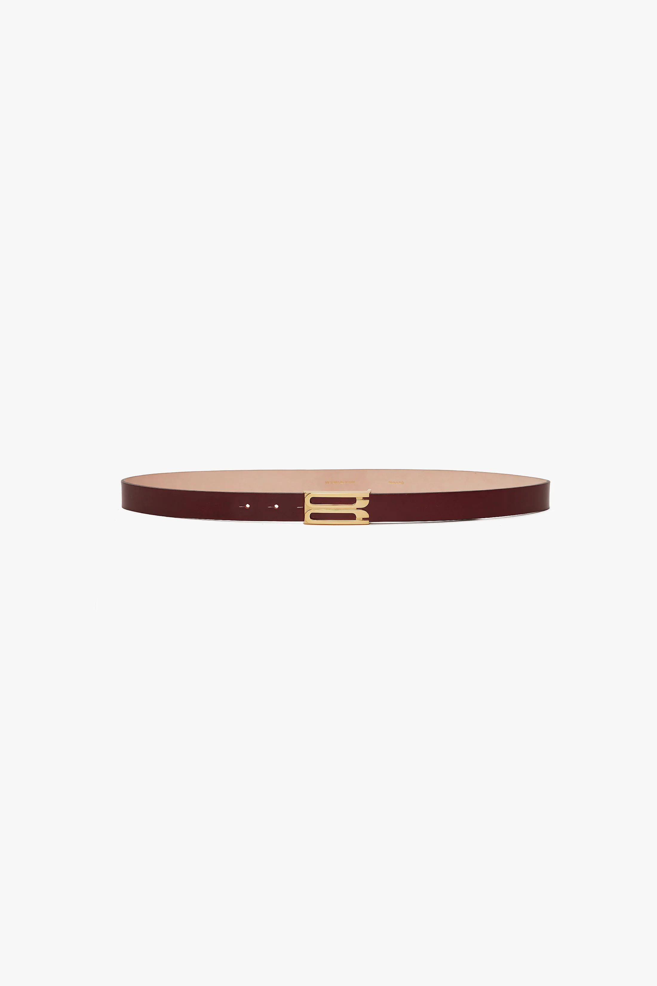 Exclusive Dorian Belt In Burgundy Leather - XNAUWBI