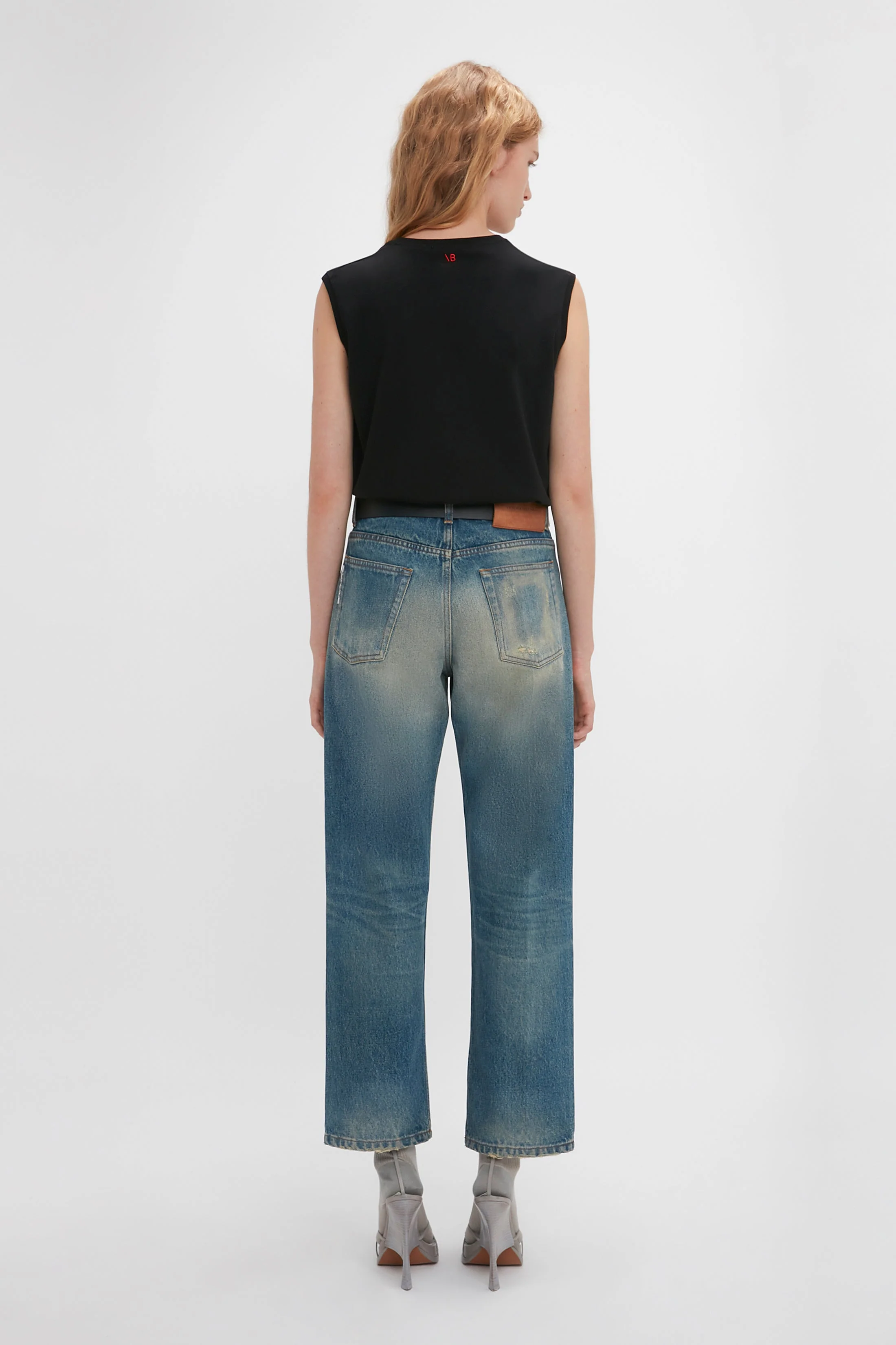 Straight Leg Jean In Antique Indigo Wash - XNAUWBI