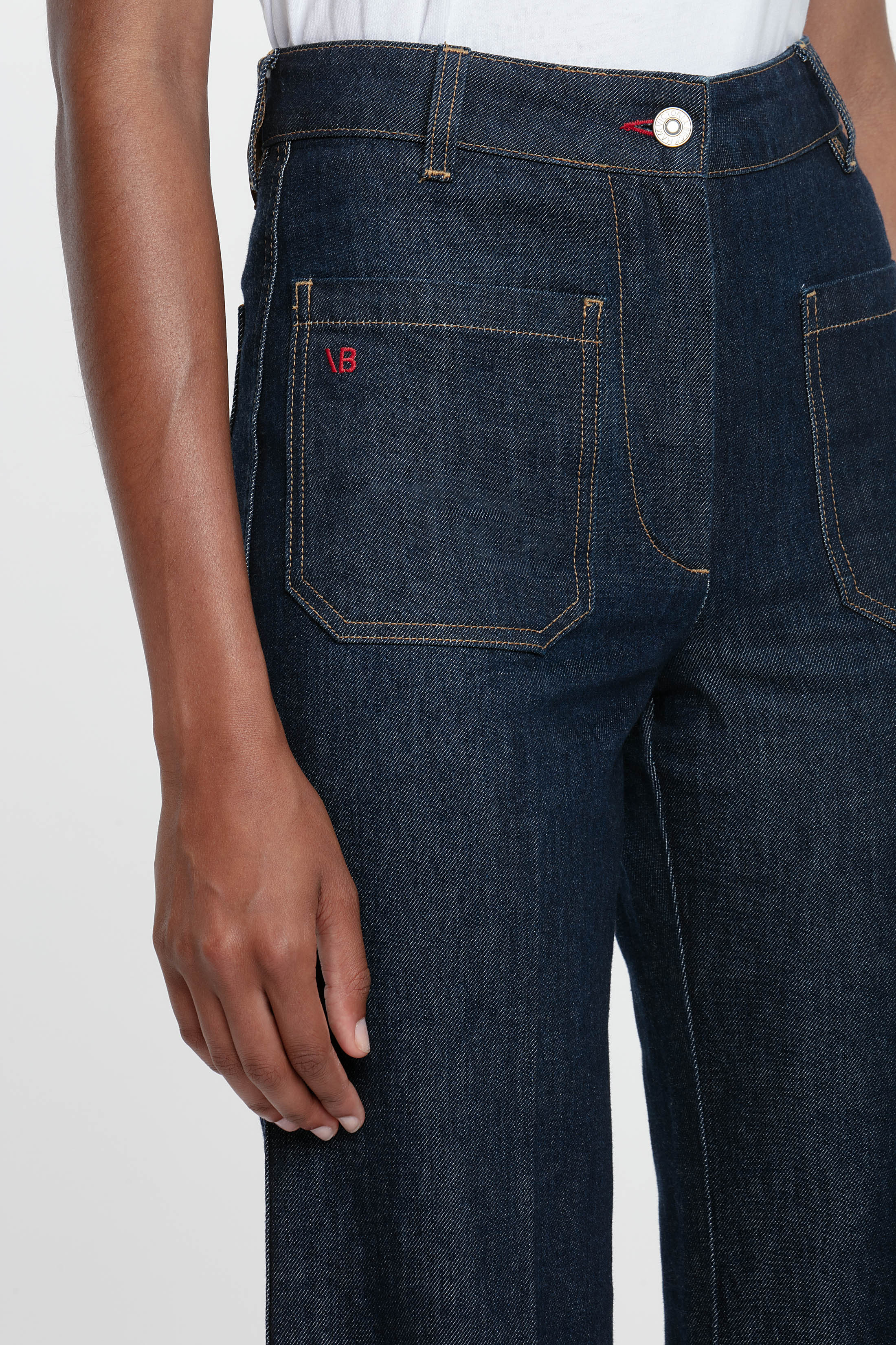 Alina Stretch High Waisted Jean In Indigo Rinse - XNAUWBI
