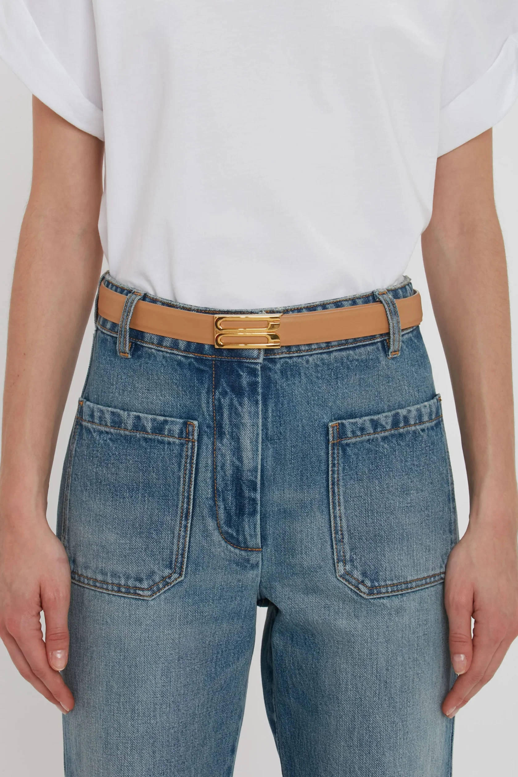 Dorian Belt In Camel Leather - XNAUWBI