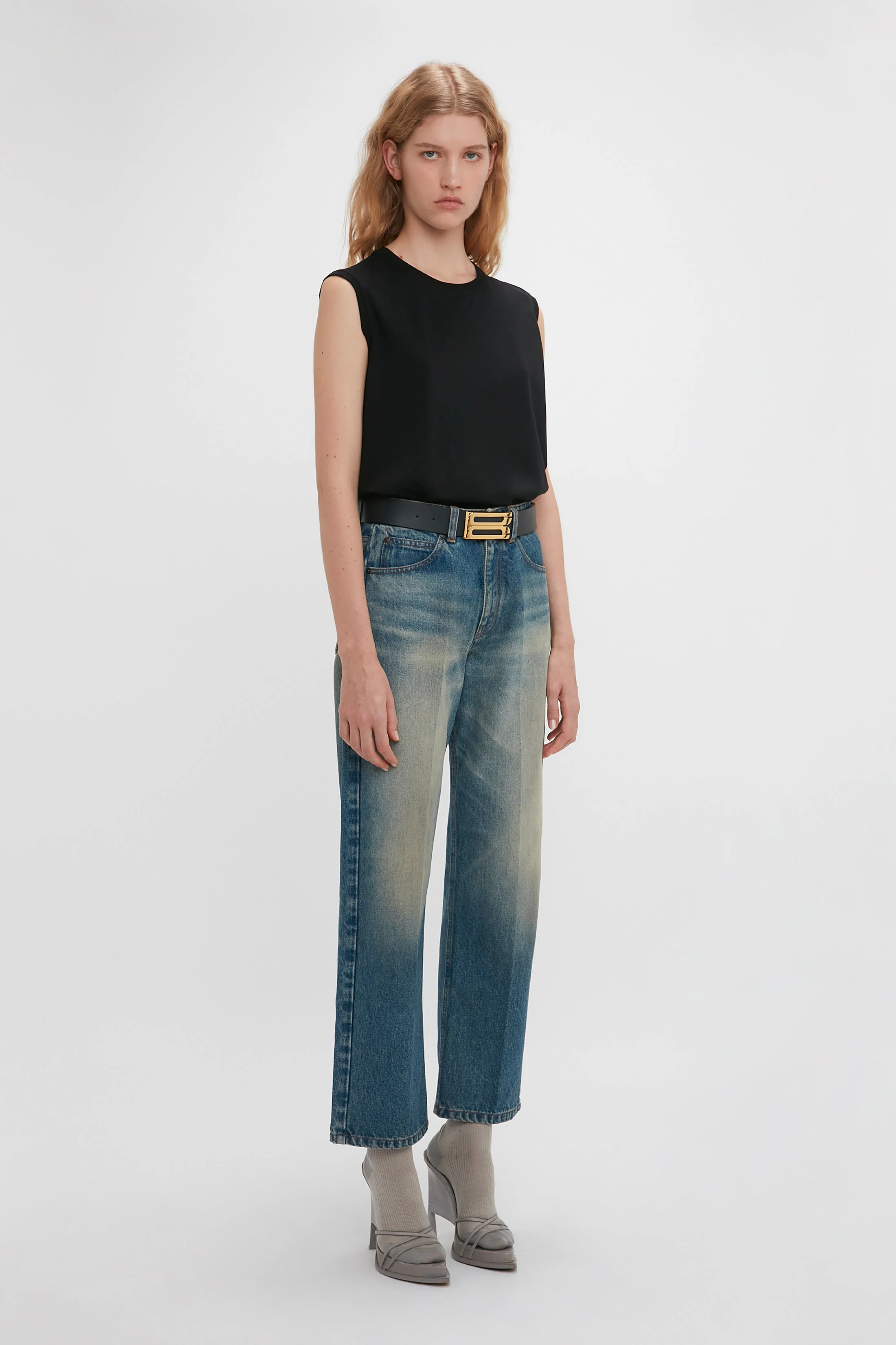 Straight Leg Jean In Antique Indigo Wash - XNAUWBI