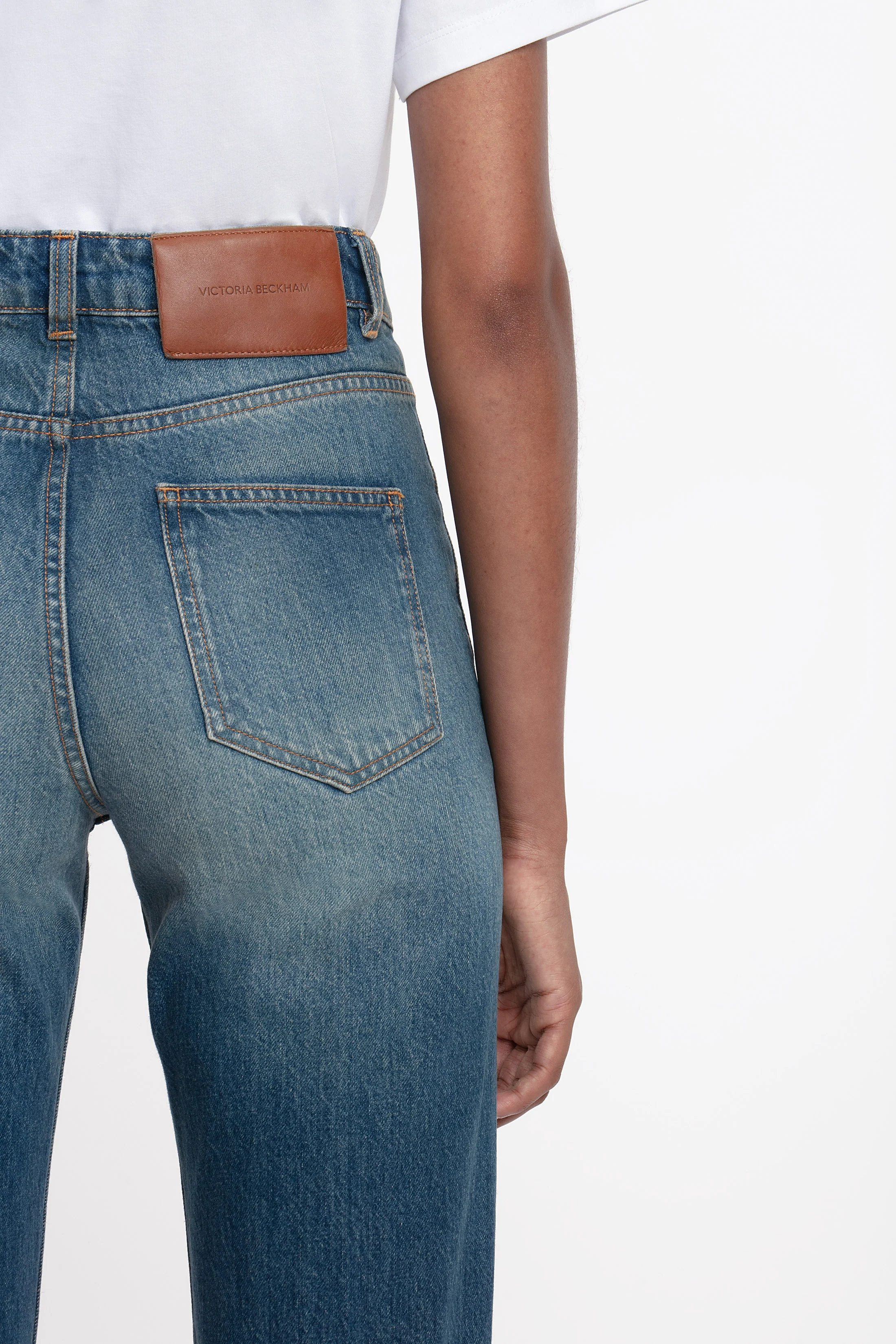 Julia Stretch Jean In Mid Blue - XNAUWBI