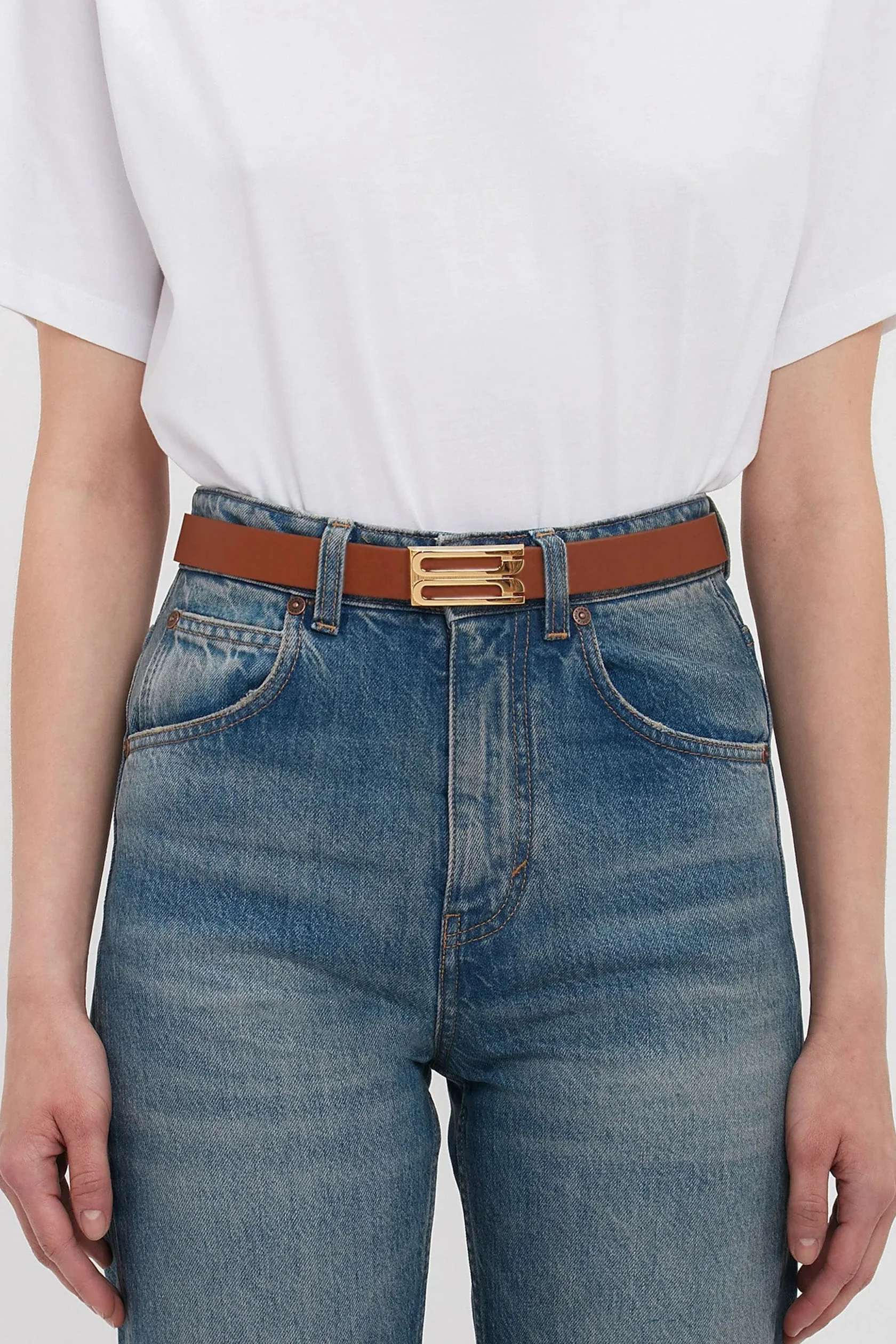 Dorian Belt In Tan Leather - XNAUWBI
