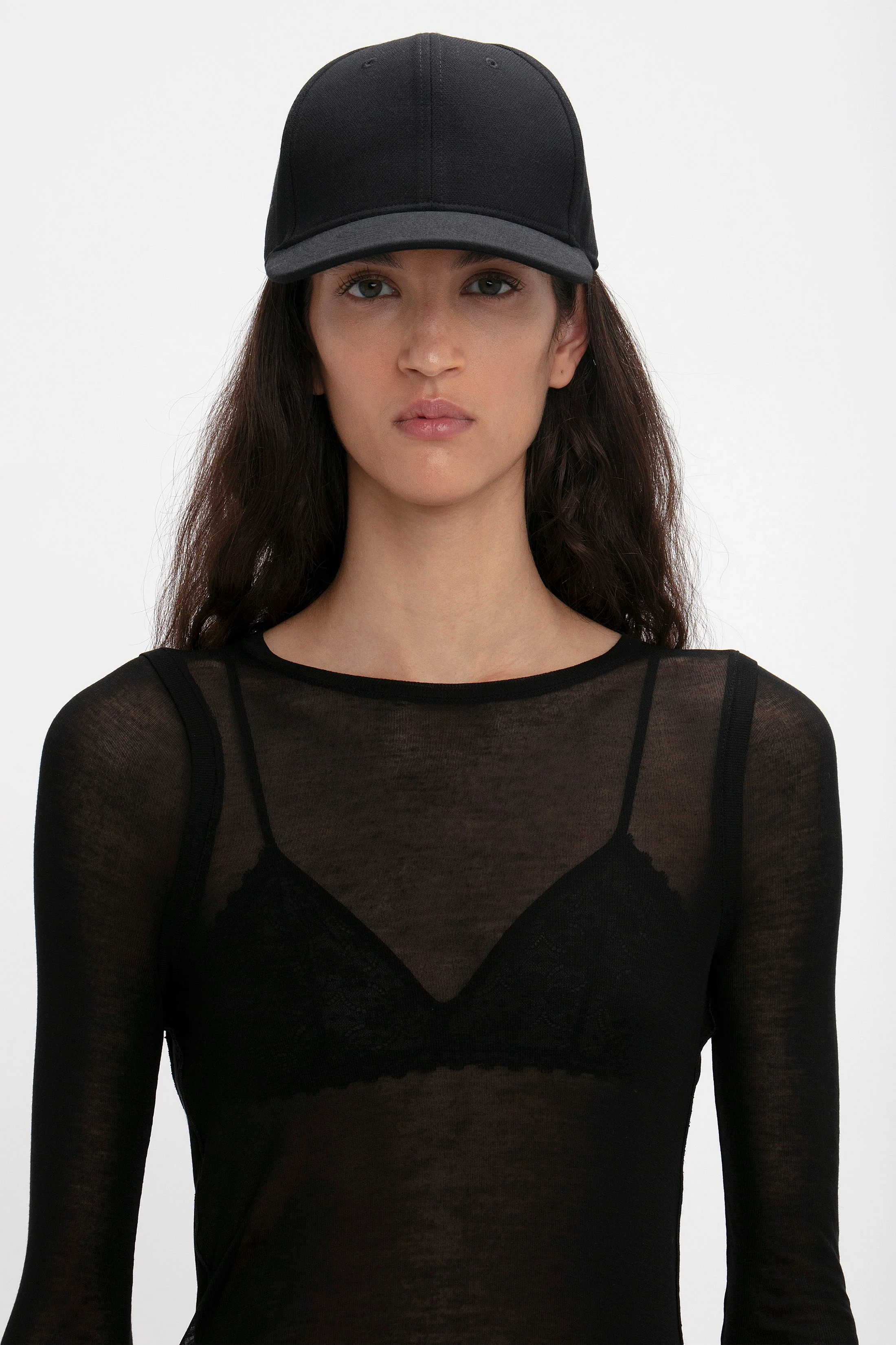 Logo Cap In Black - XNAUWBI