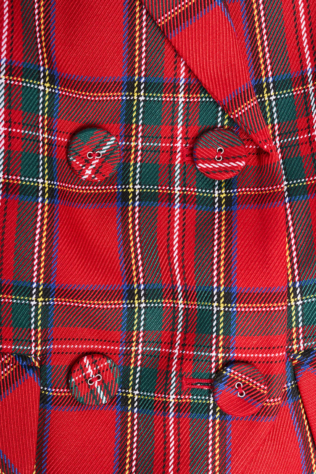 Vest in Red Plaid - XNAUWBI