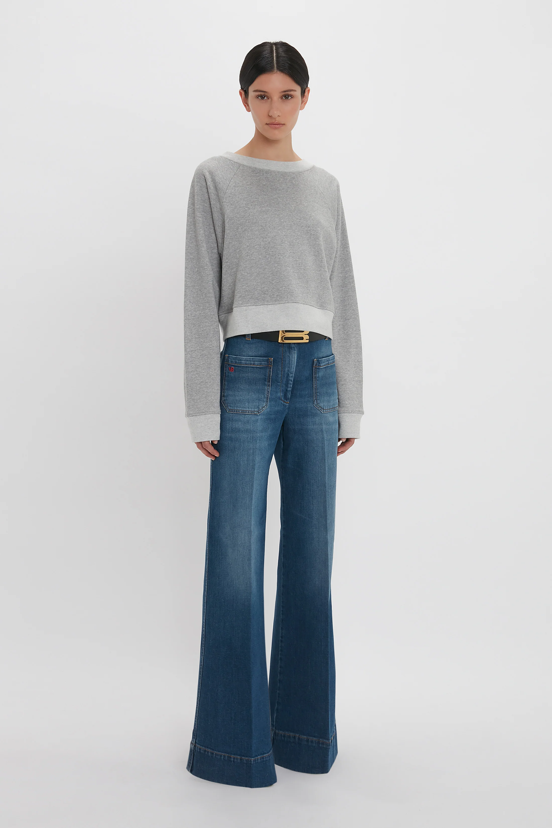 Constance Sweatshirt In Grey Marl - XNAUWBI