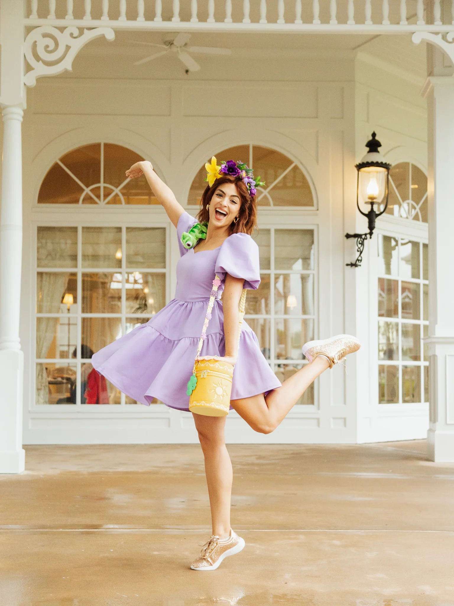 Princess Puff Dress in Palace Purple - XNAUWBI