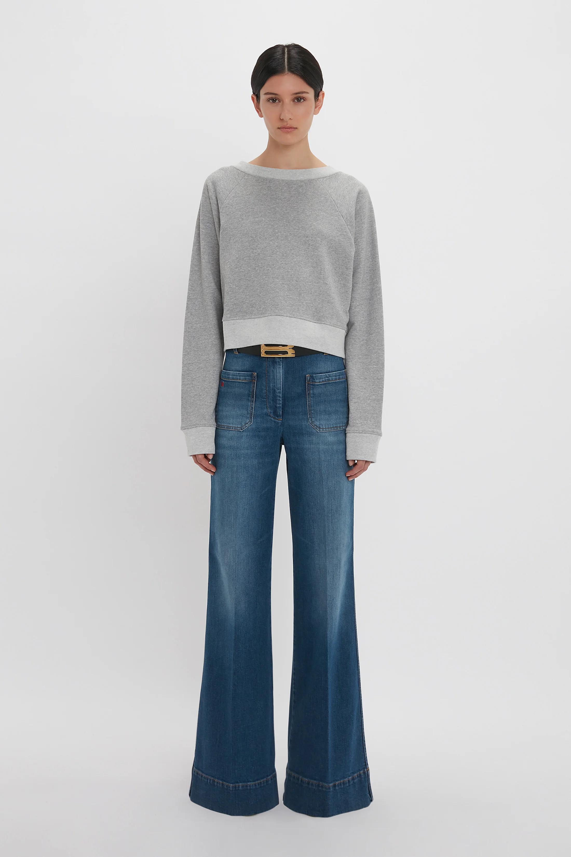 Constance Sweatshirt In Grey Marl - XNAUWBI