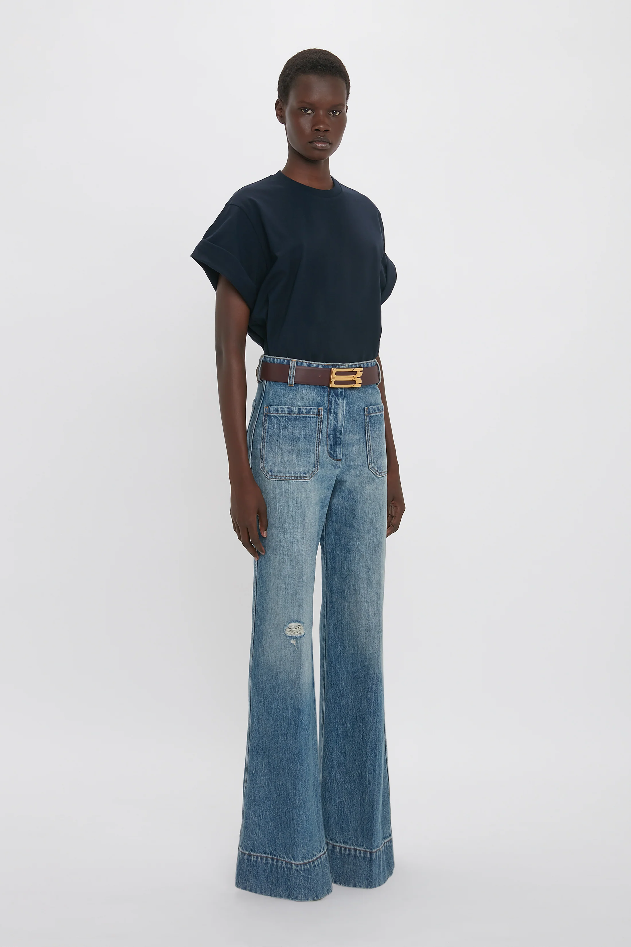 Tilly T-Shirt In Navy - XNAUWBI