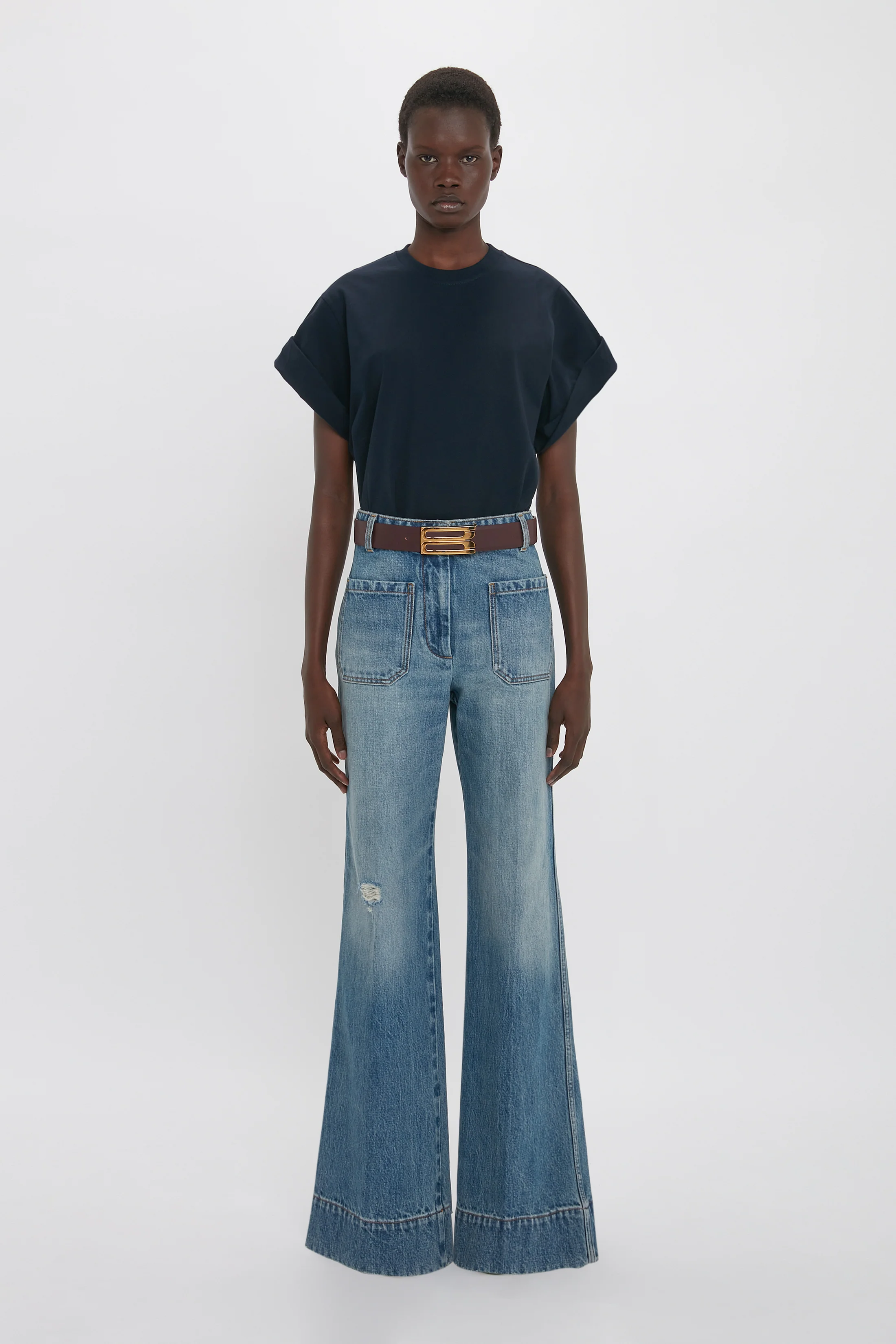 Tilly T-Shirt In Navy - XNAUWBI