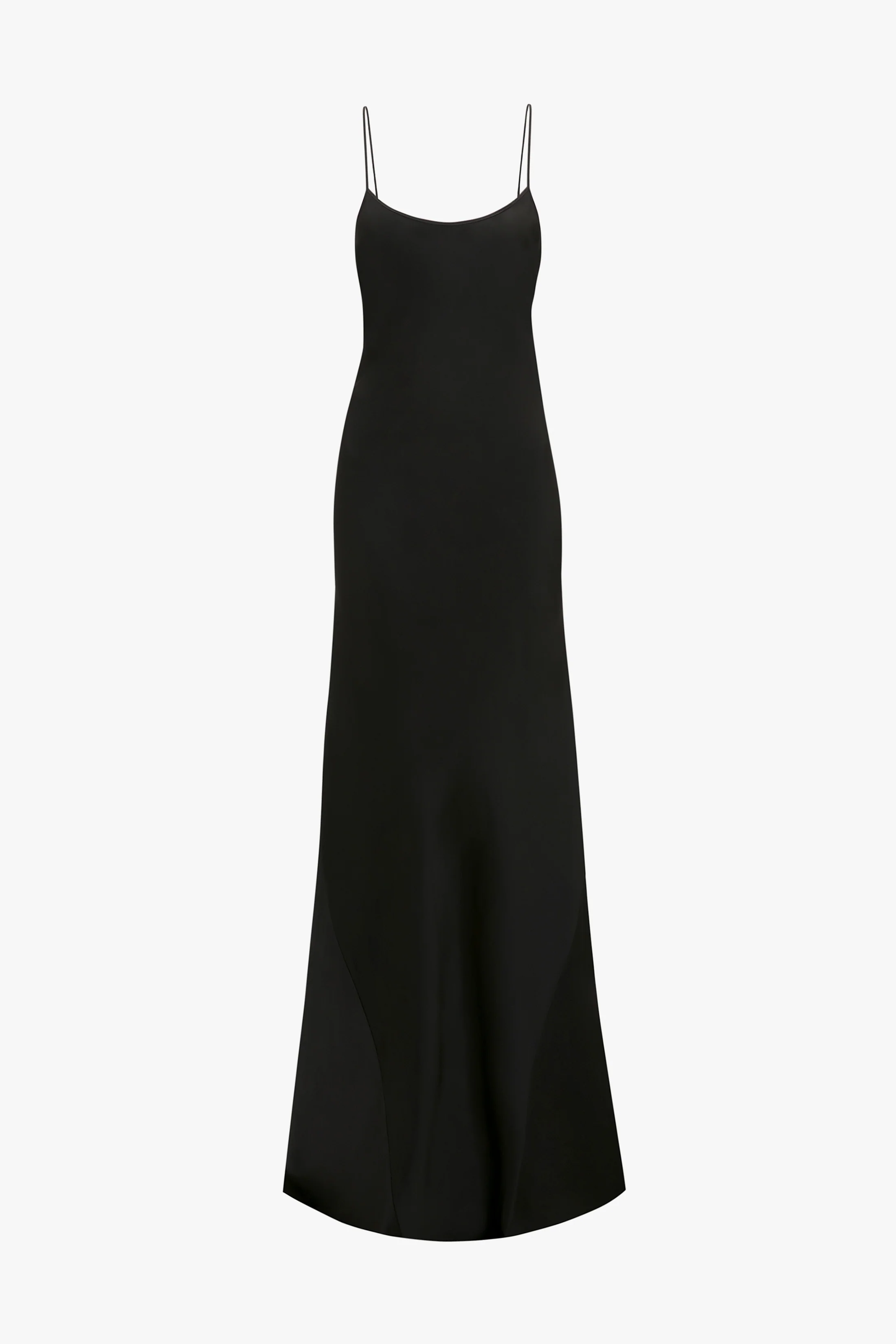Floor-Length Cami Dress In Black - XNAUWBI