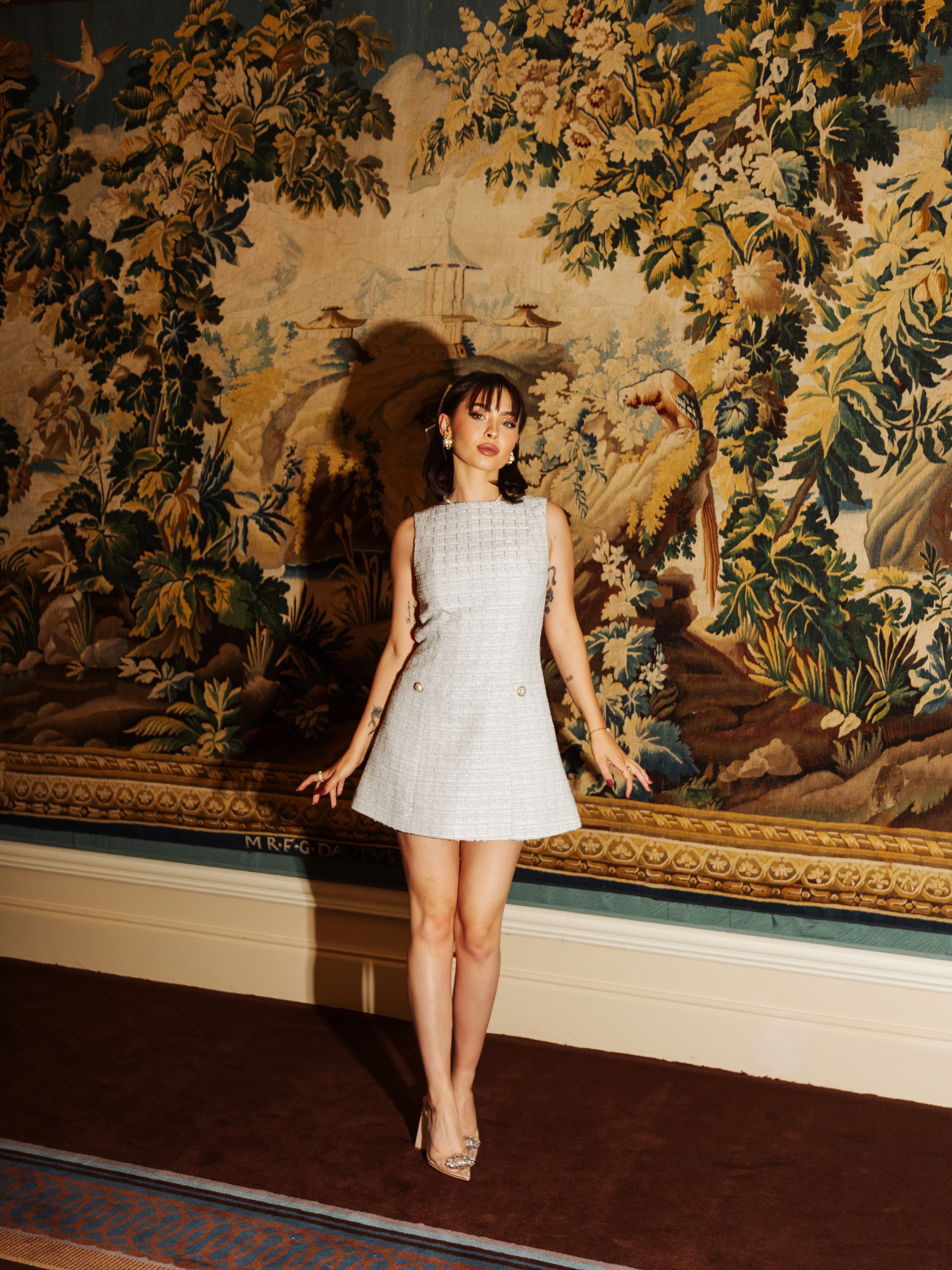Classic Dress in Baby Blue - XNAUWBI
