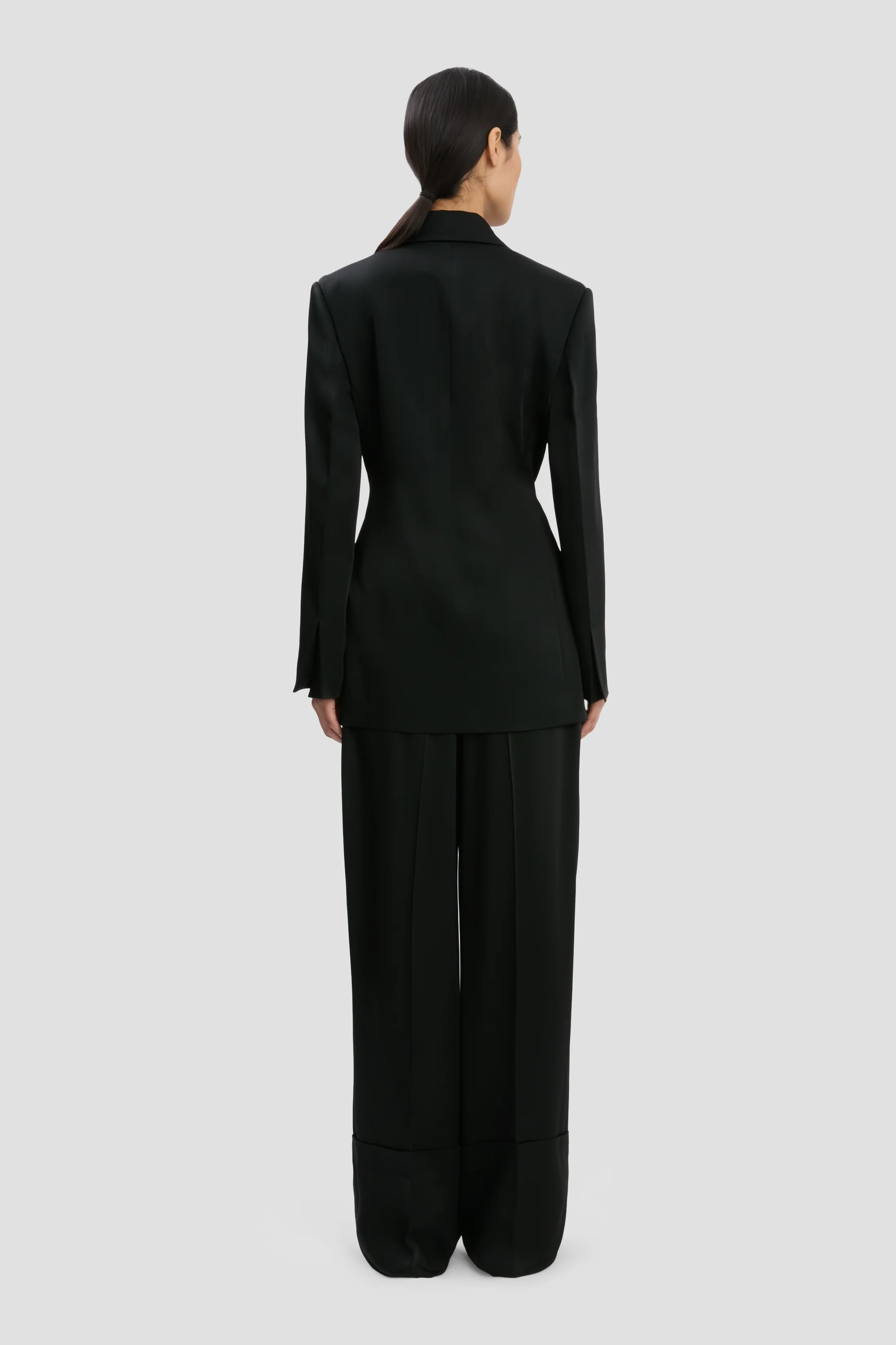 Belted Jacket In Black - XNAUWBI