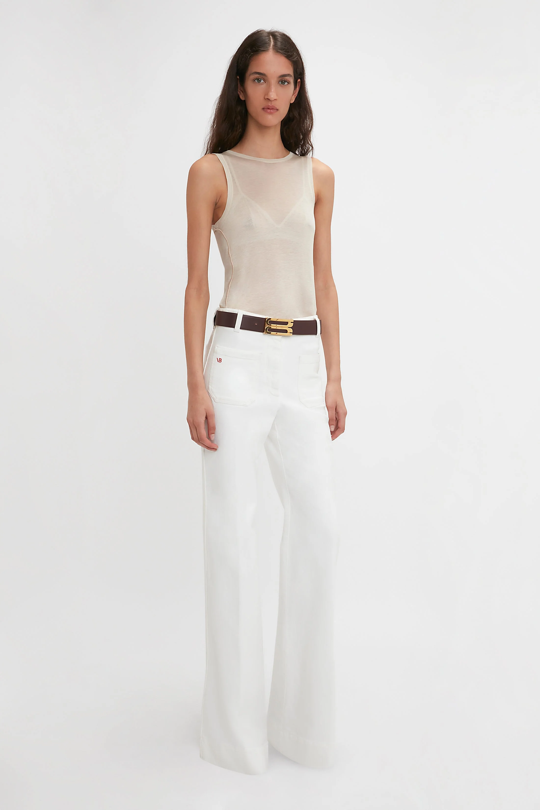 Lightweight Tank Top In Birch - XNAUWBI