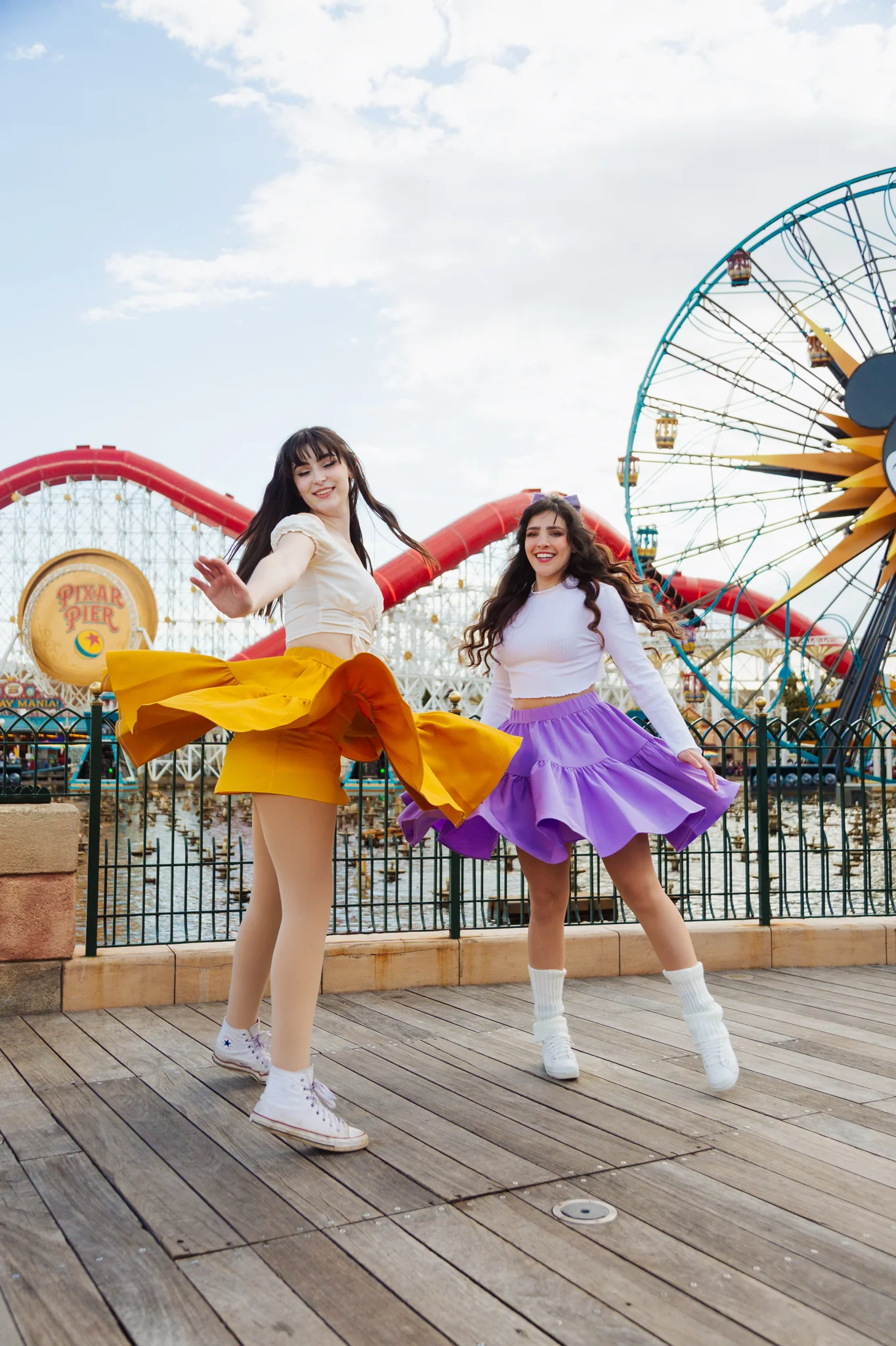 Twirl Skirt in Palace Purple - XNAUWBI