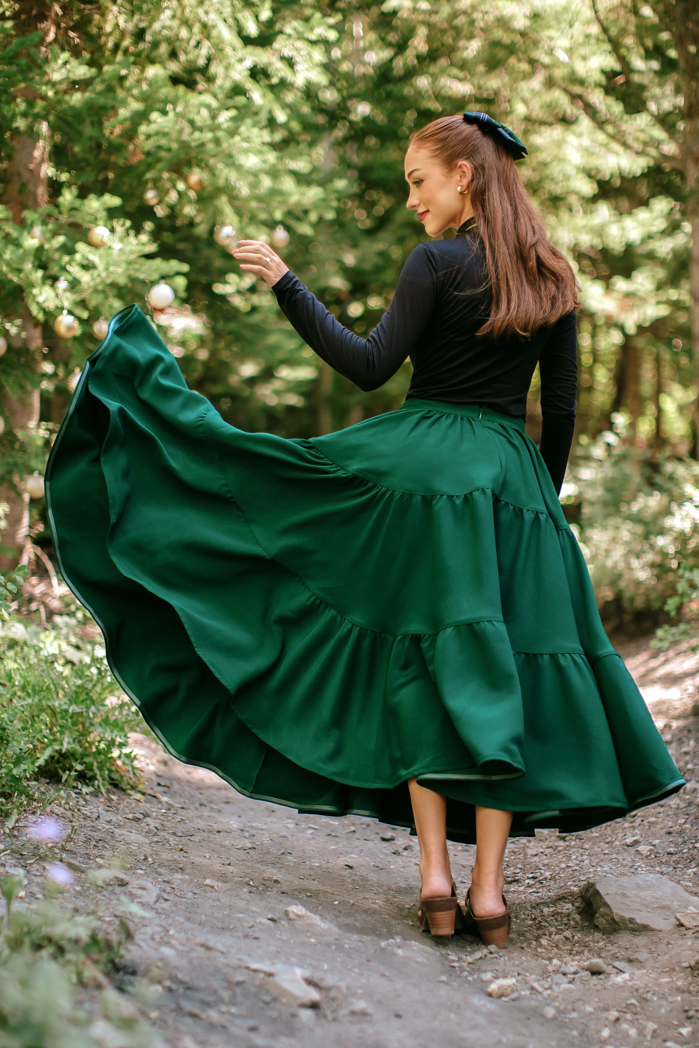 Madonna Skirt in Evergreen - XNAUWBI