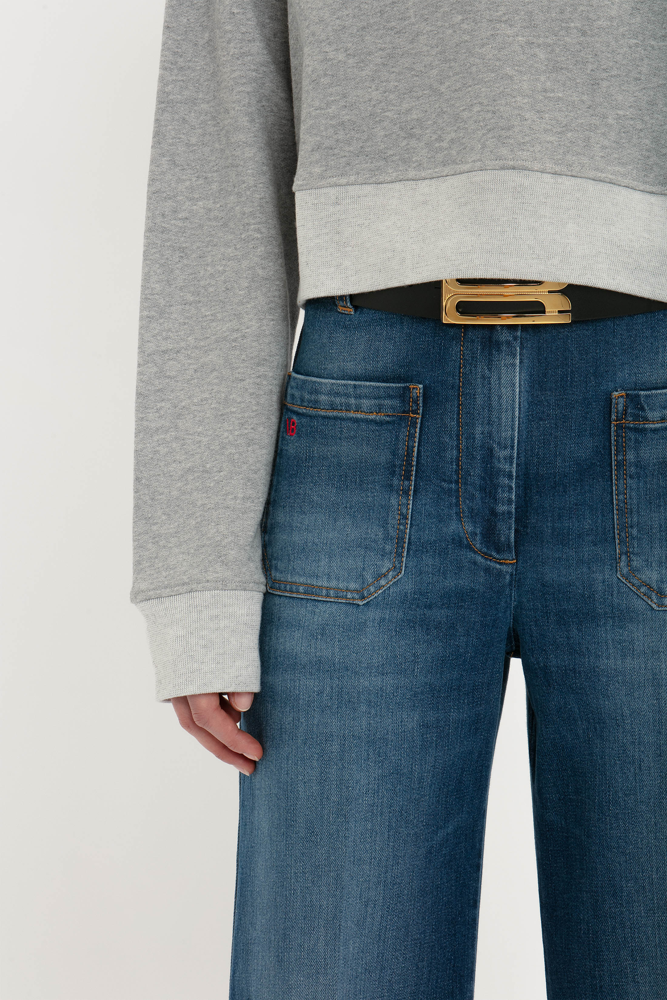 Constance Sweatshirt In Grey Marl - XNAUWBI