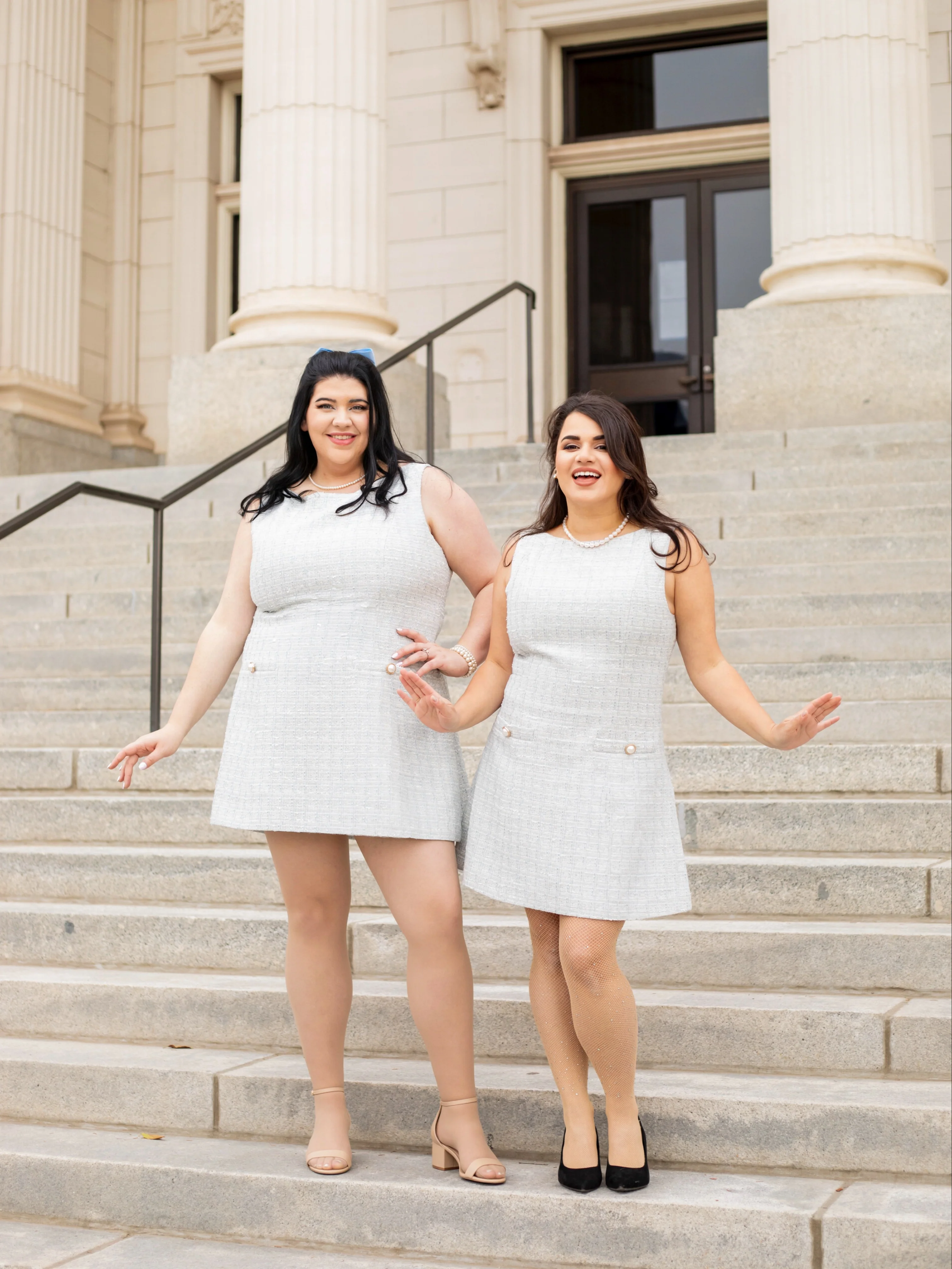 Classic Dress in Baby Blue - XNAUWBI