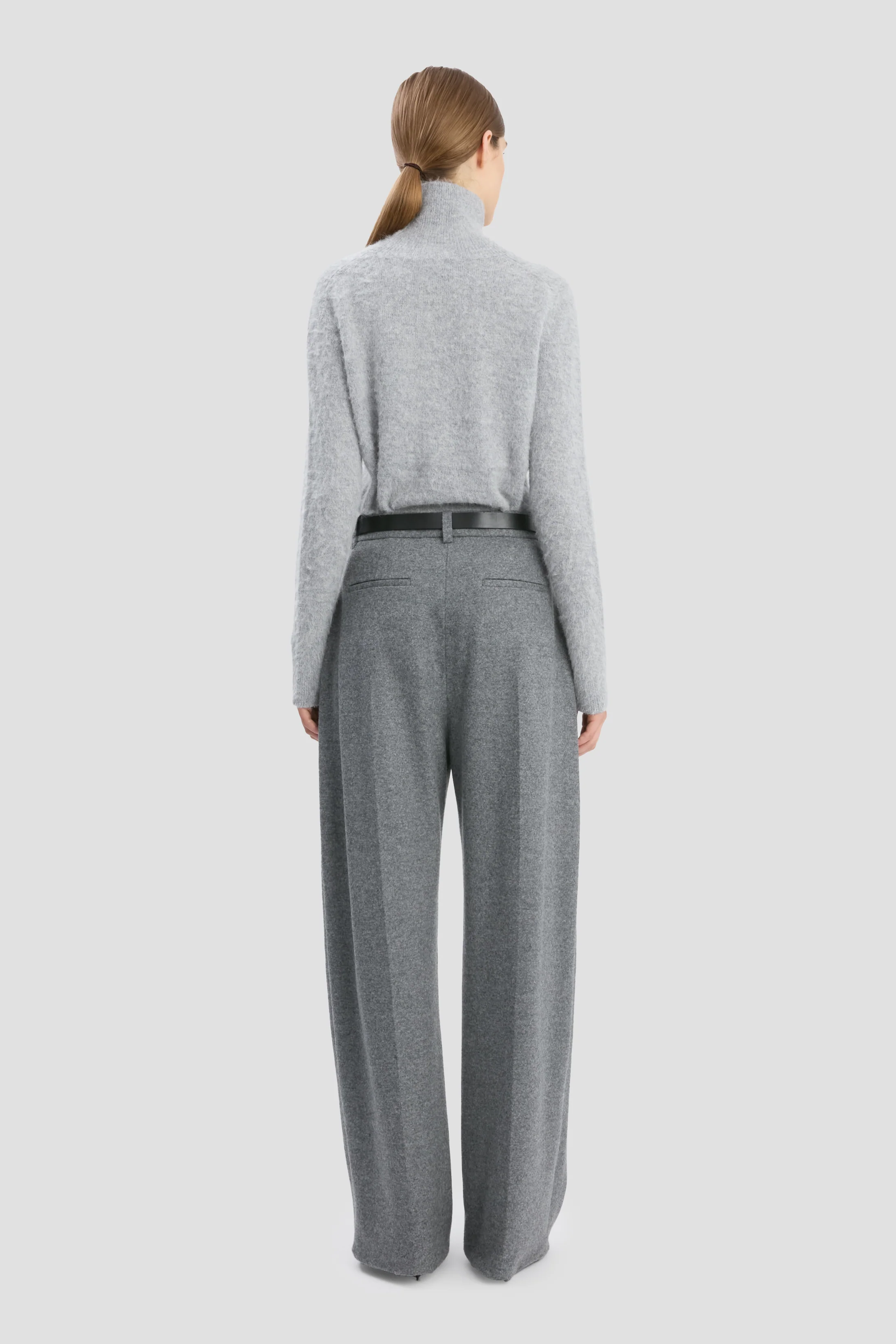 Marie Jumper In Grey Melange - XNAUWBI