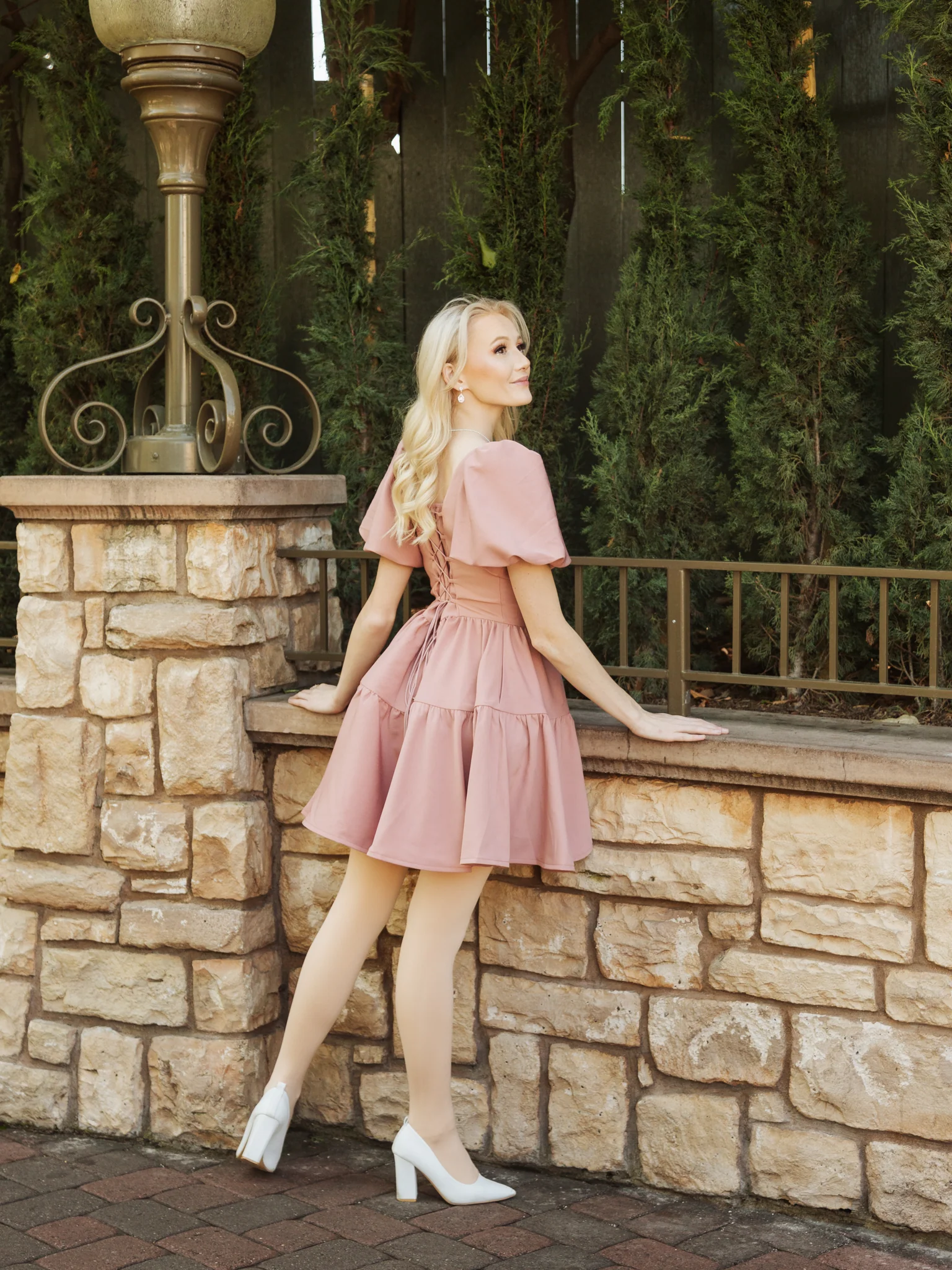Princess Puff Dress in Rosie Pink - XNAUWBI