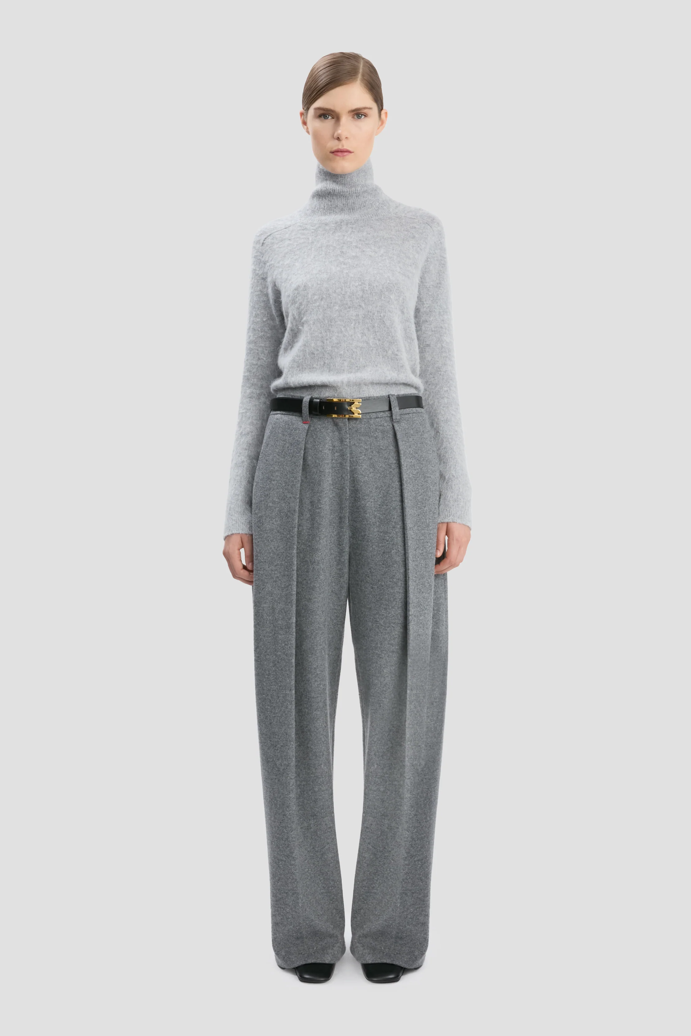 Marie Jumper In Grey Melange - XNAUWBI