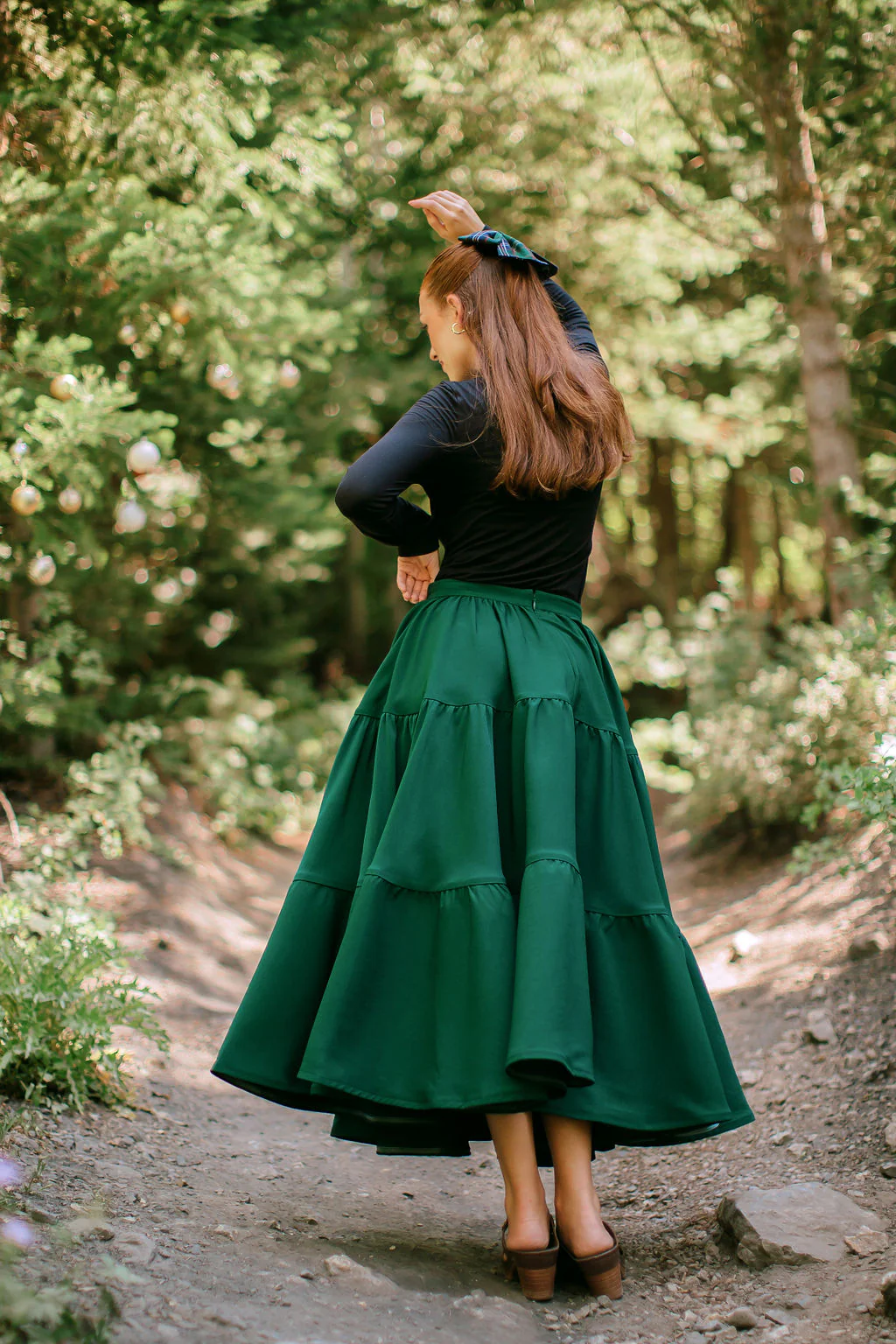 Madonna Skirt in Evergreen - XNAUWBI
