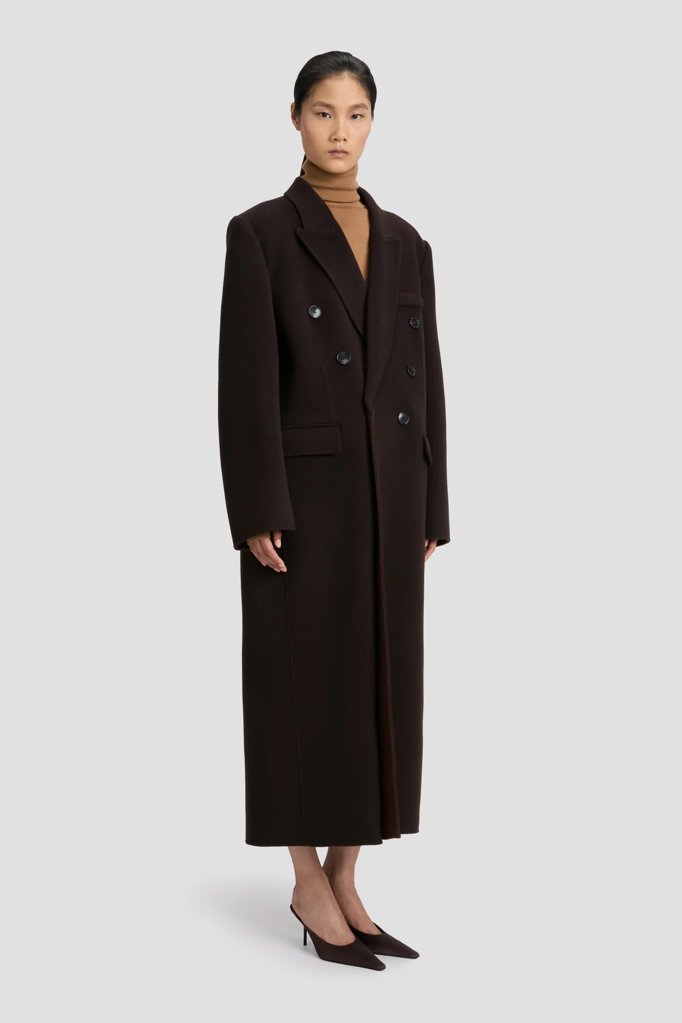 Overcoat In Dark Chocolate - XNAUWBI