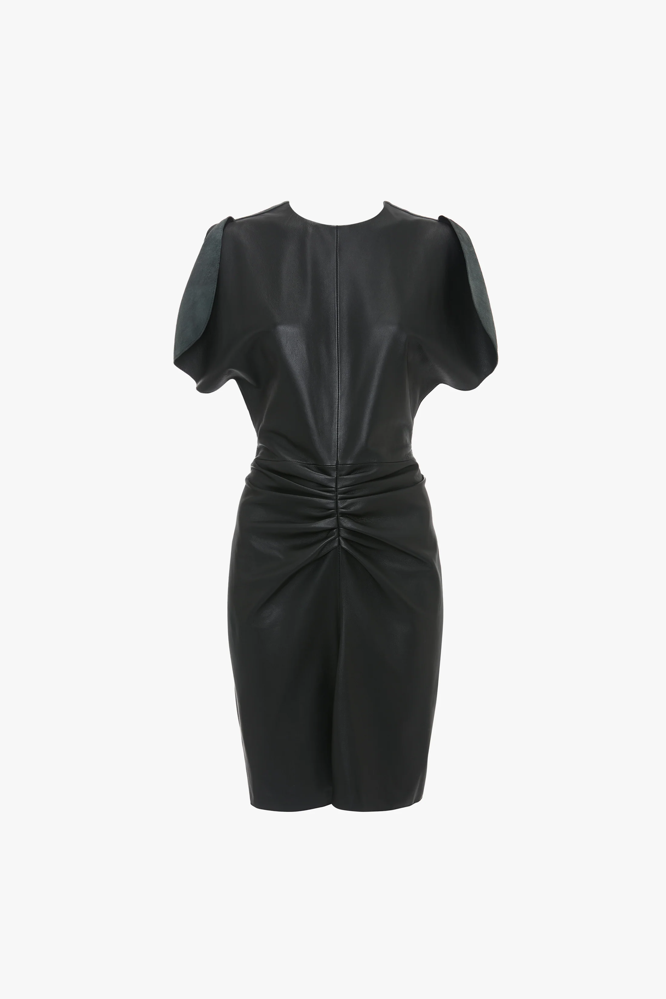 Leather Bela Mini Dress In Black - XNAUWBI